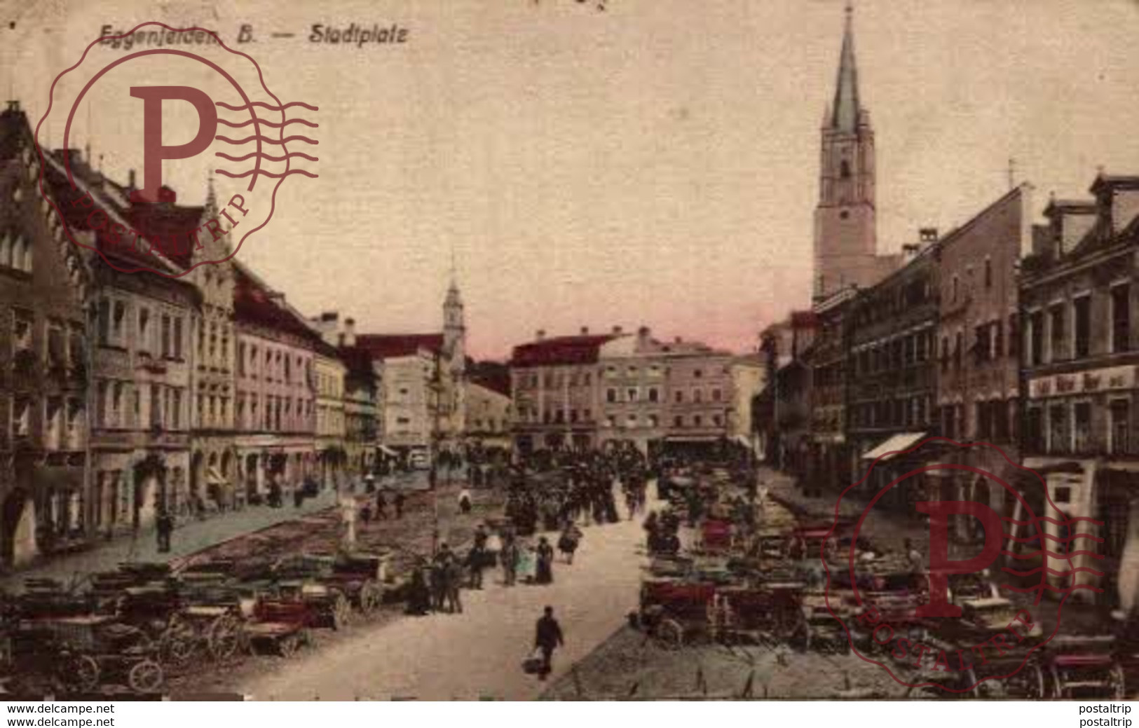 Eggenfelden Stadtplatz Markt Kirchturm Eggenfelden - Eggenfelden