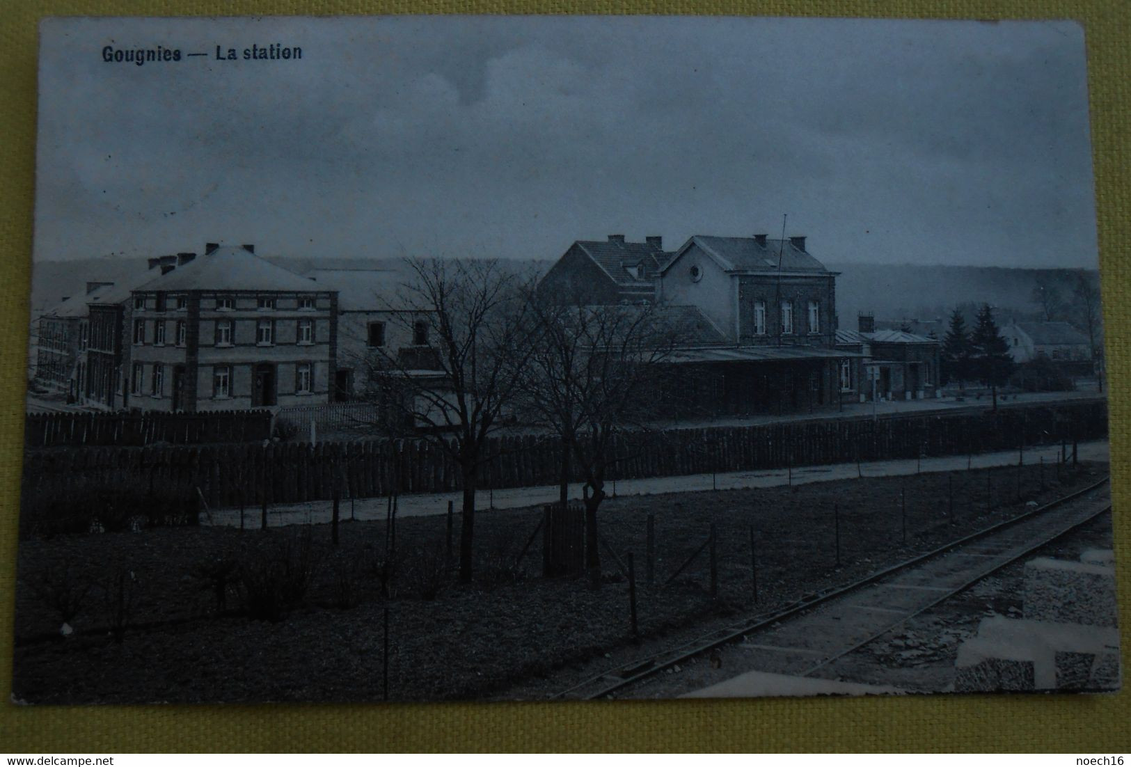 CPA 1912 Gougnies, Gerpinnes - Station/Gare - Gerpinnes