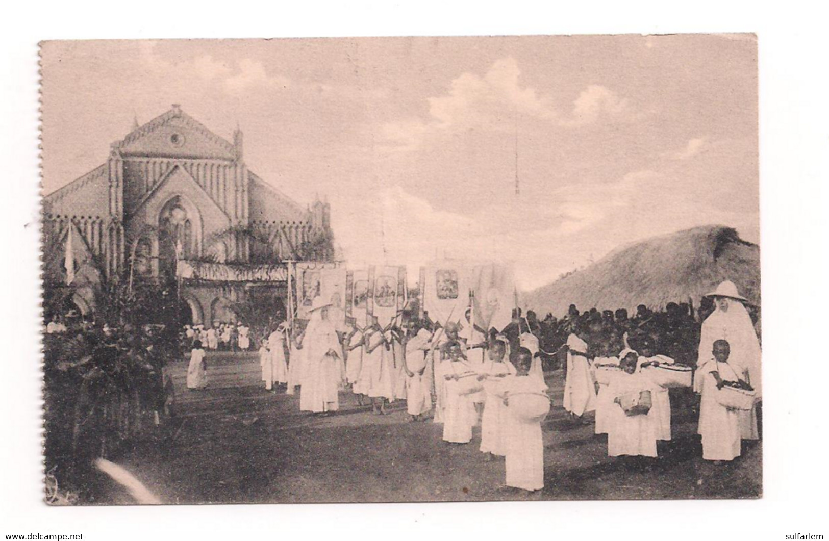 Belgique  Carte Postale HERENT. Postulat Des Soeurs Missionnaires . Soeurs Blanches. Procession à BAUDOUINVILLE - Herent