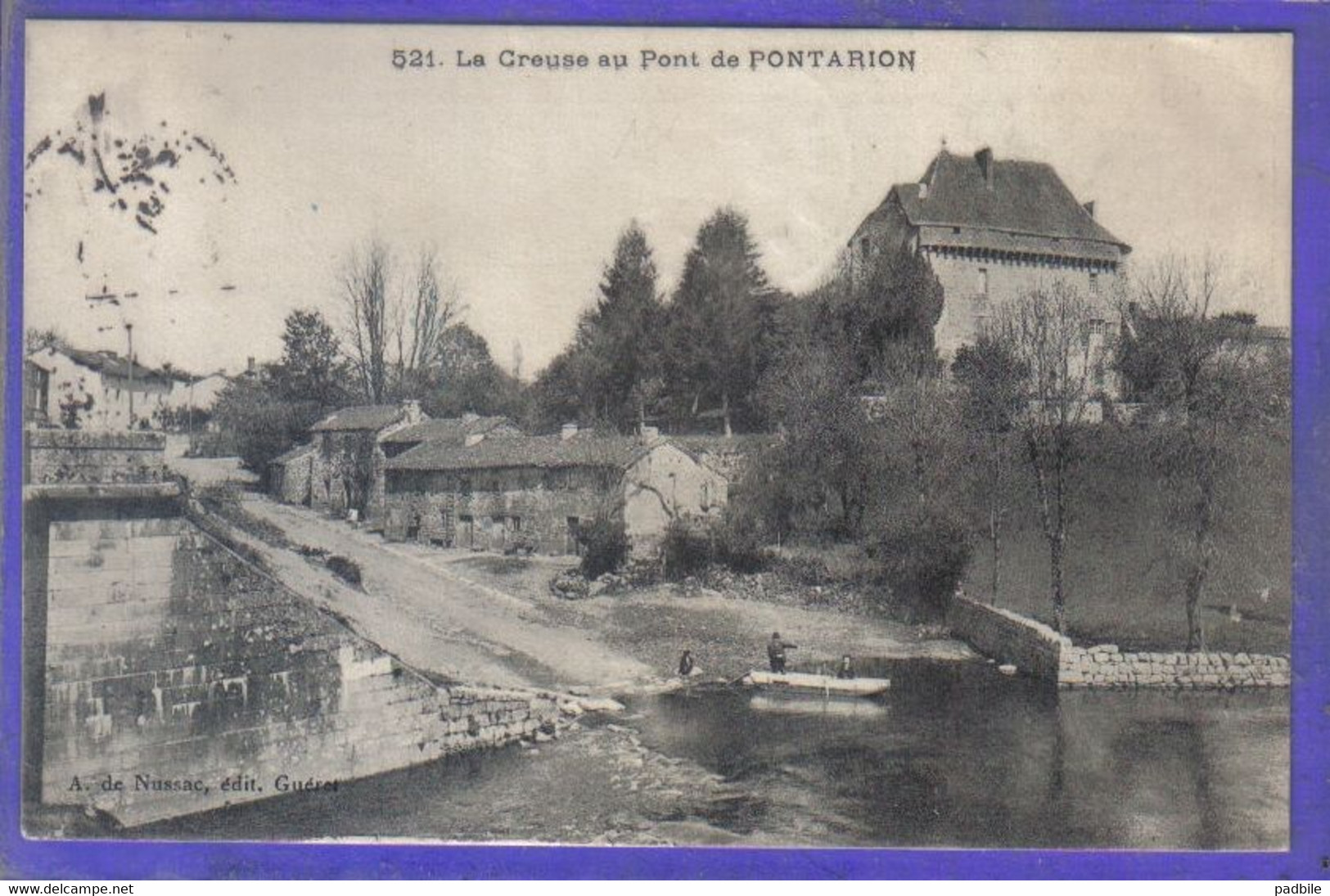 Carte Postale 23. Pontarion   Très  Beau Plan - Pontarion