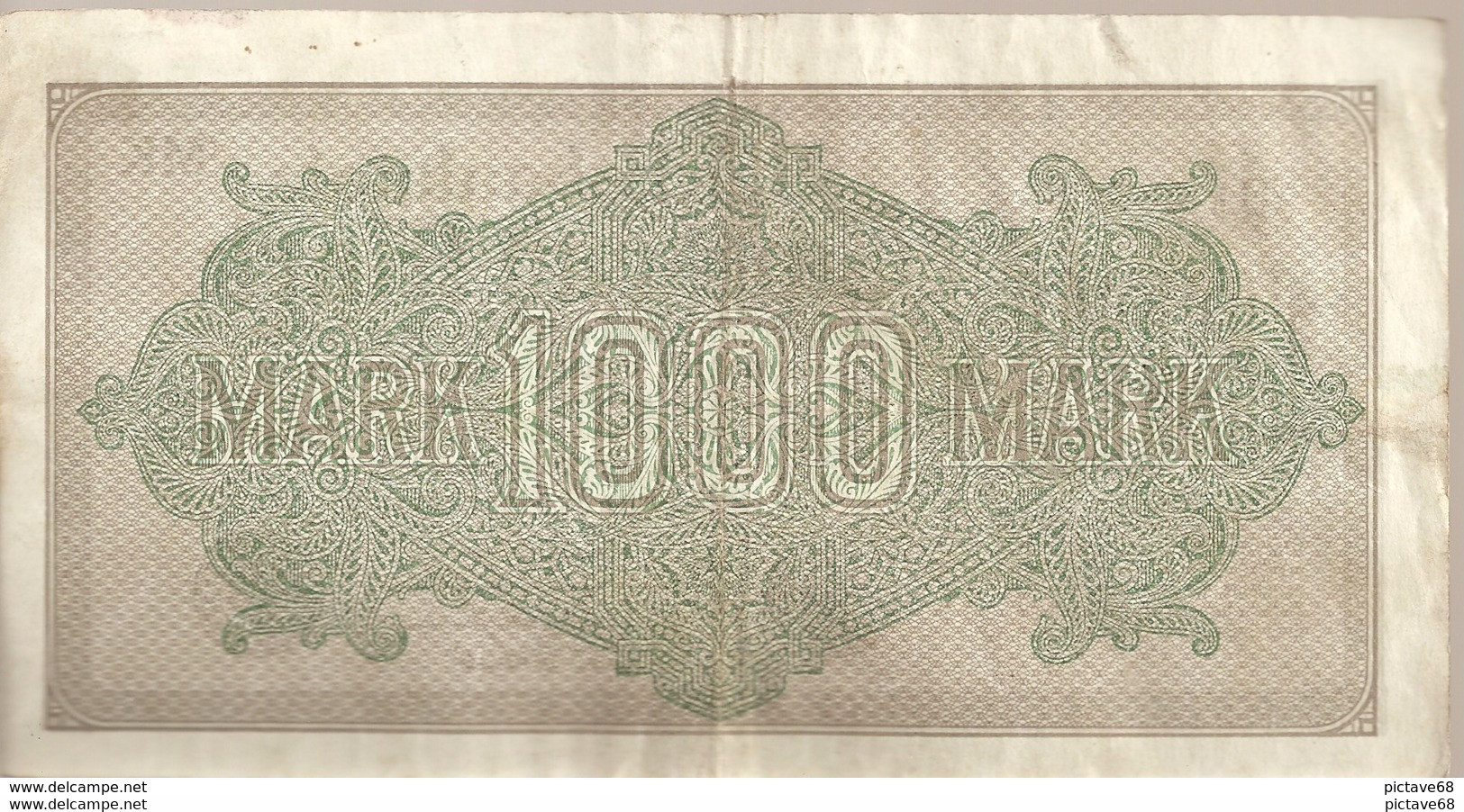 ALLEMAGNE / REICHSBANKNOTE DE 1000 MARK - 1000 Mark
