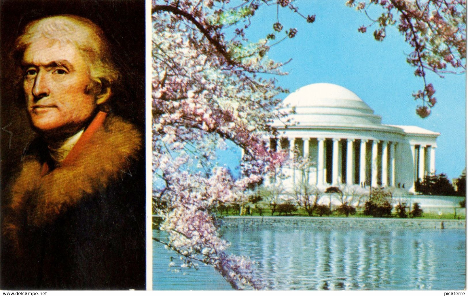 The Magnificent Jefferson Memorial Houses A Massive Statue Of Thomas Jefferson-Author Of Independence - C21974 - Präsidenten