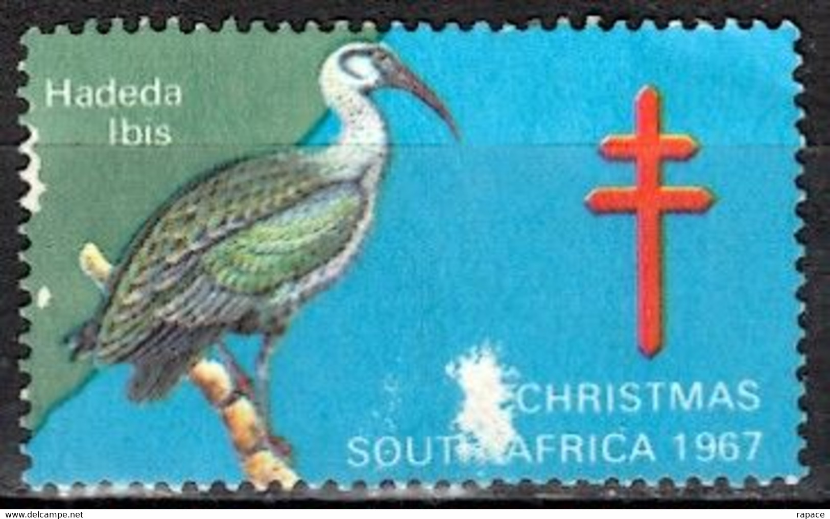 Afrique Du Sud 1967 Timbre De Bienfaisance - Ibis Hagedash (Bostrychia Hagedash) - Pélicans