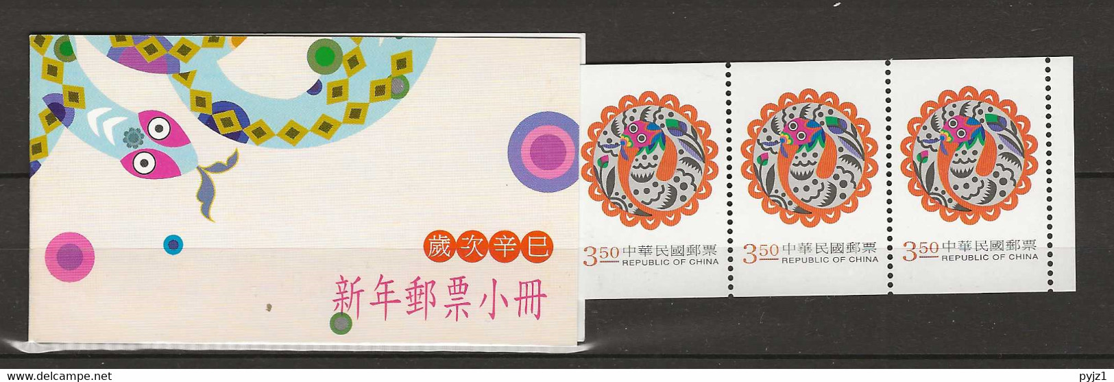 2000 MNH Taiwan Booklet Mi 2640 Postfris** - Libretti