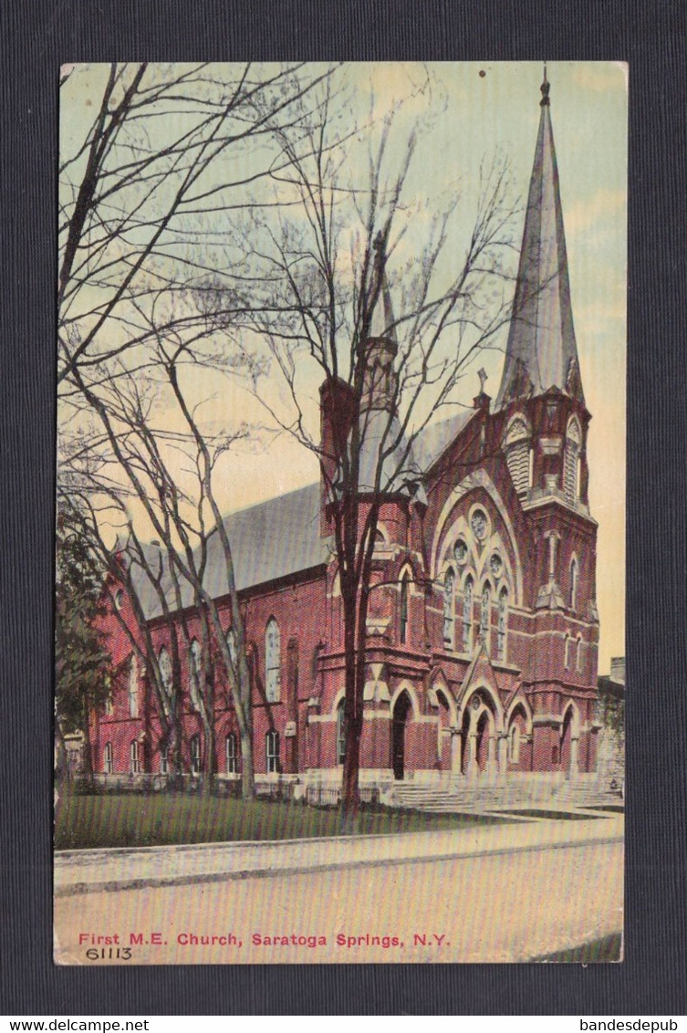 USA First Methodist Episcopal Church Saratoga Springs New York (  52073) - Saratoga Springs