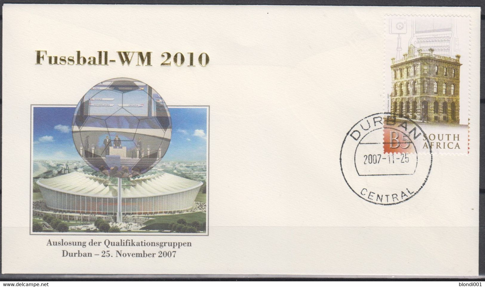 Soccer World Cup 2010 - Football - SOUTH AFRICA - FDC Cover - 2010 – South Africa