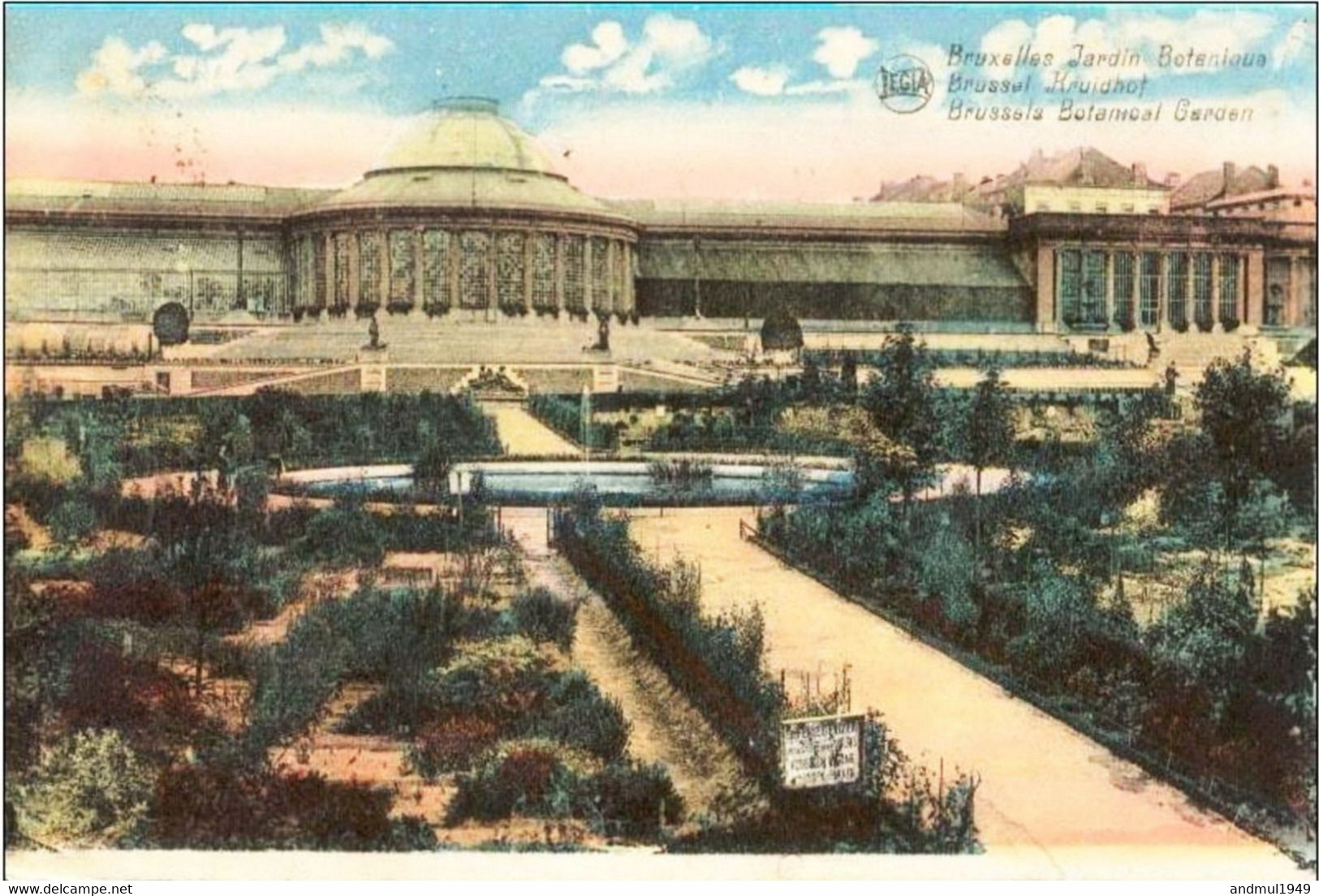 BRUXELLES - Jardin Botanique - Oblitération De 1932 - Forêts, Parcs, Jardins