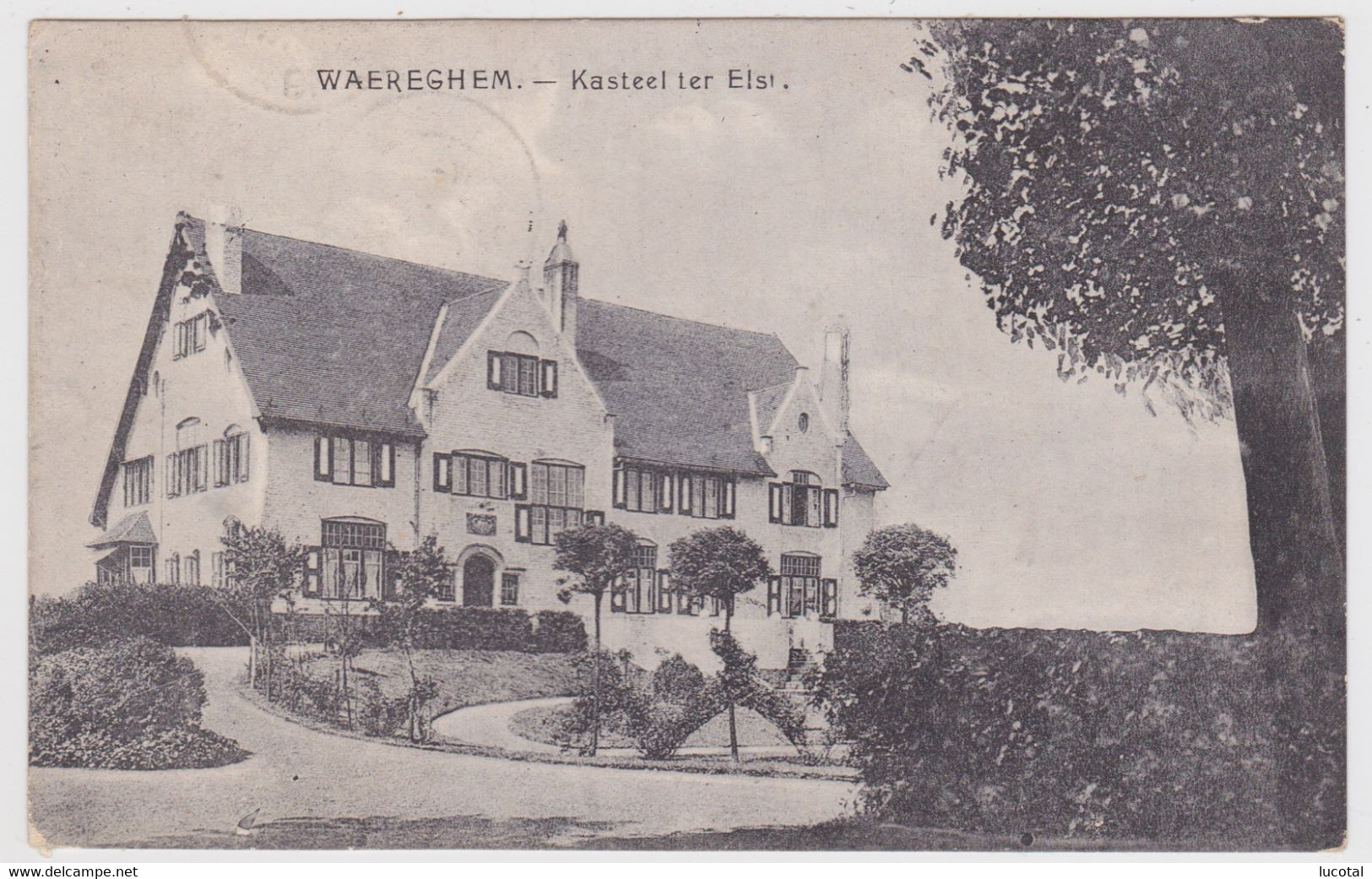 Waereghem - Waregem - Kasteel Ter Elst - 1919 - Uitg. K. Vandenhende, Waregem - Waregem