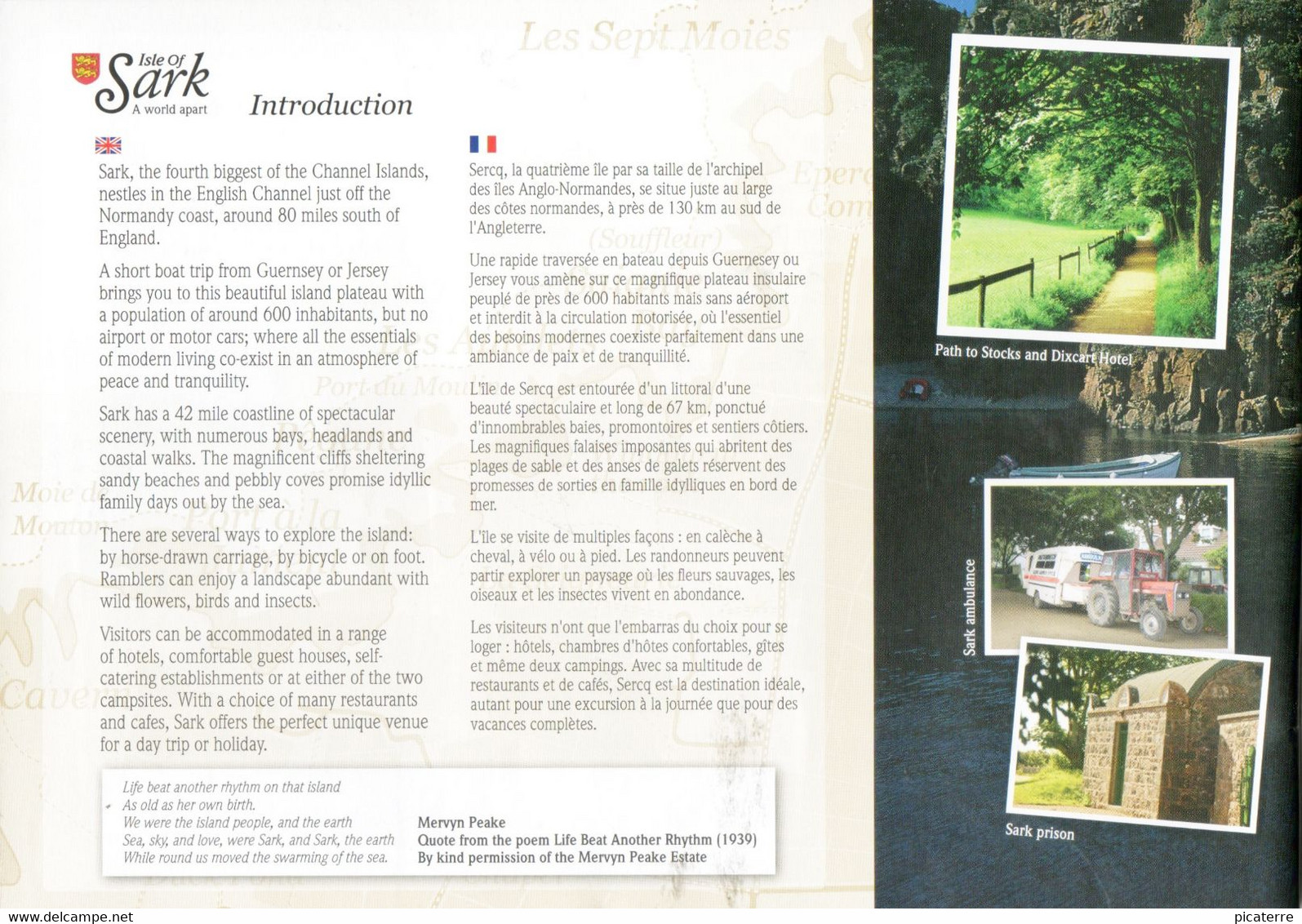 POST FREE UK-Sark Guide/Brochure 2012- 36 Pages, Map, Illus, Adverts (some Also Written In French)-Sercq See 6 Scans - Europa