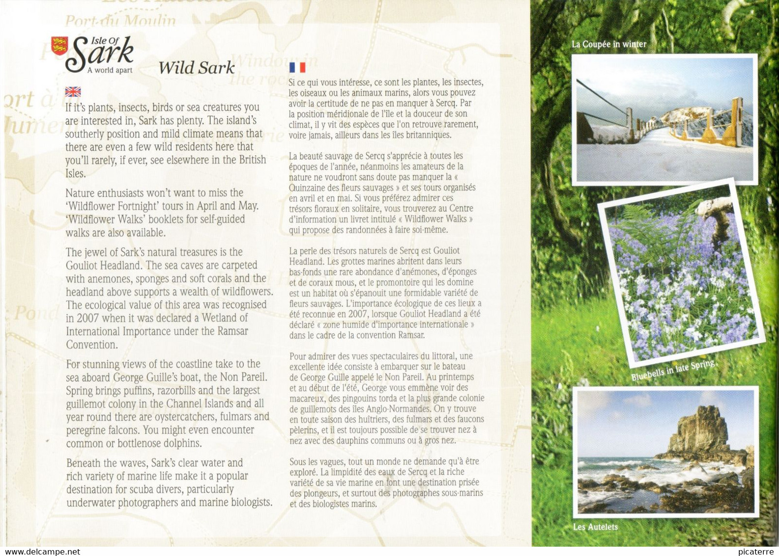 POST FREE UK-Sark Guide/Brochure 2012- 36 Pages, Map, Illus, Adverts (some Also Written In French)-Sercq See 6 Scans - Europe