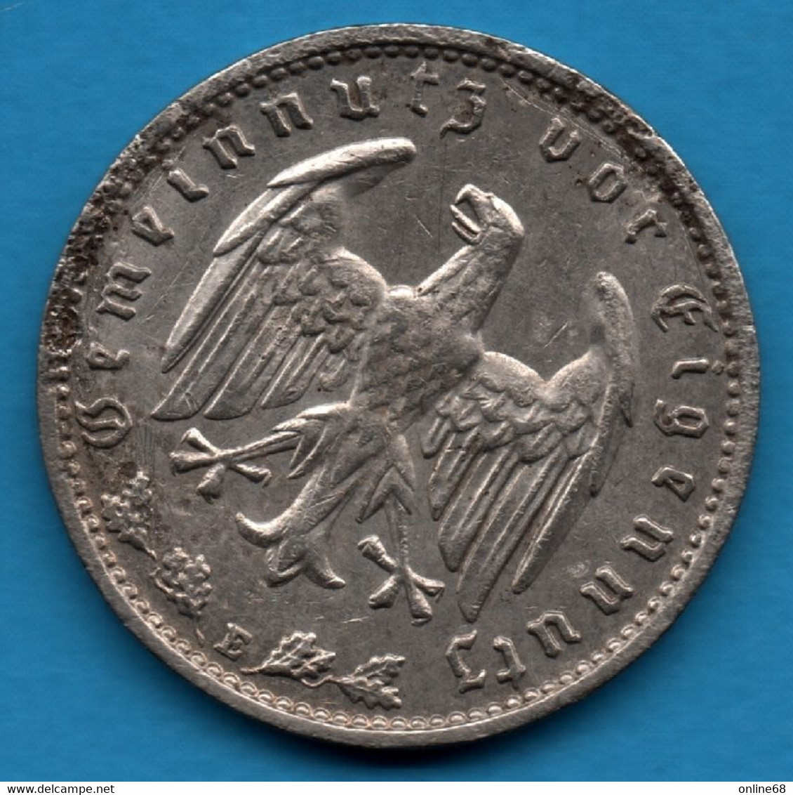 DEUTSCHES REICH 1 REICHSMARK 1934 E KM# 78 - 1 Reichsmark