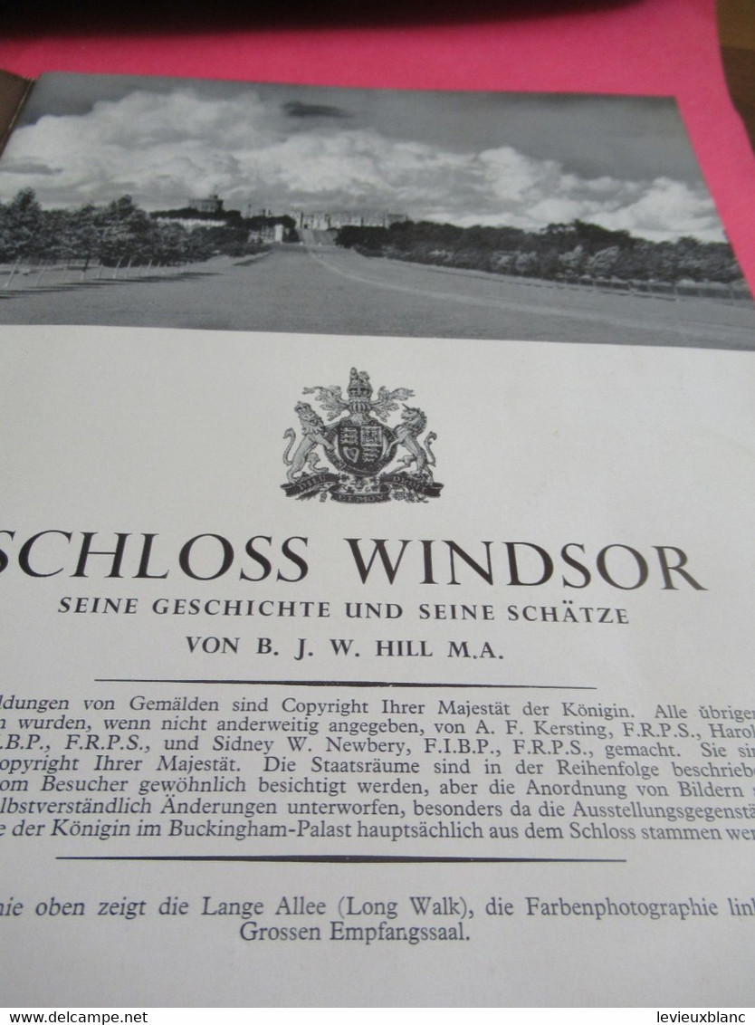 Schloss WINDSOR/ Seine Geschichte Und Seine Schätze/Vers 1950-1960             PGC432 - Gran Bretaña