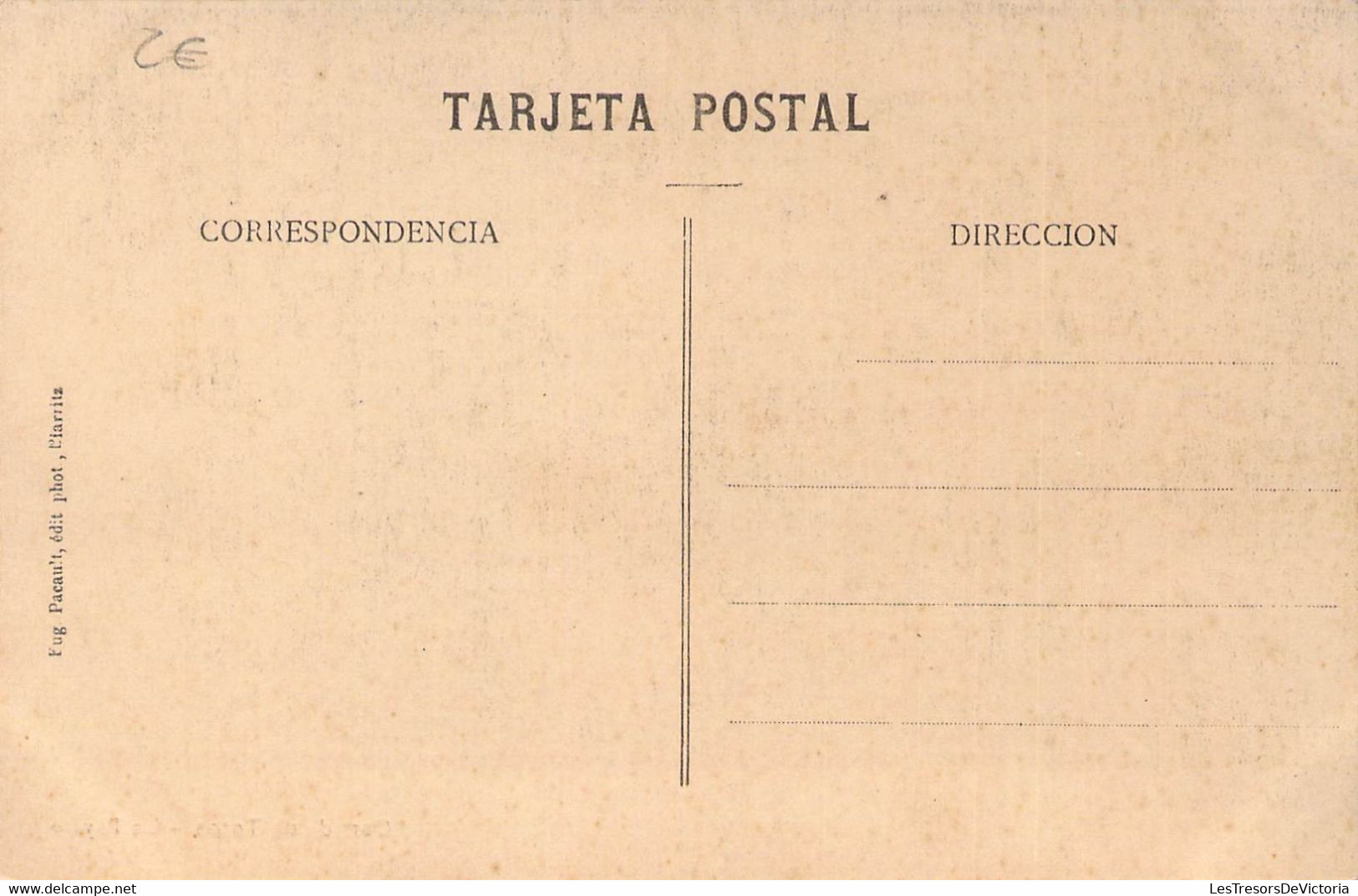 CPA - Corrida De Toros - Un Puyazo - Toreador - Arêne - Cheval - Taureau - Corrida