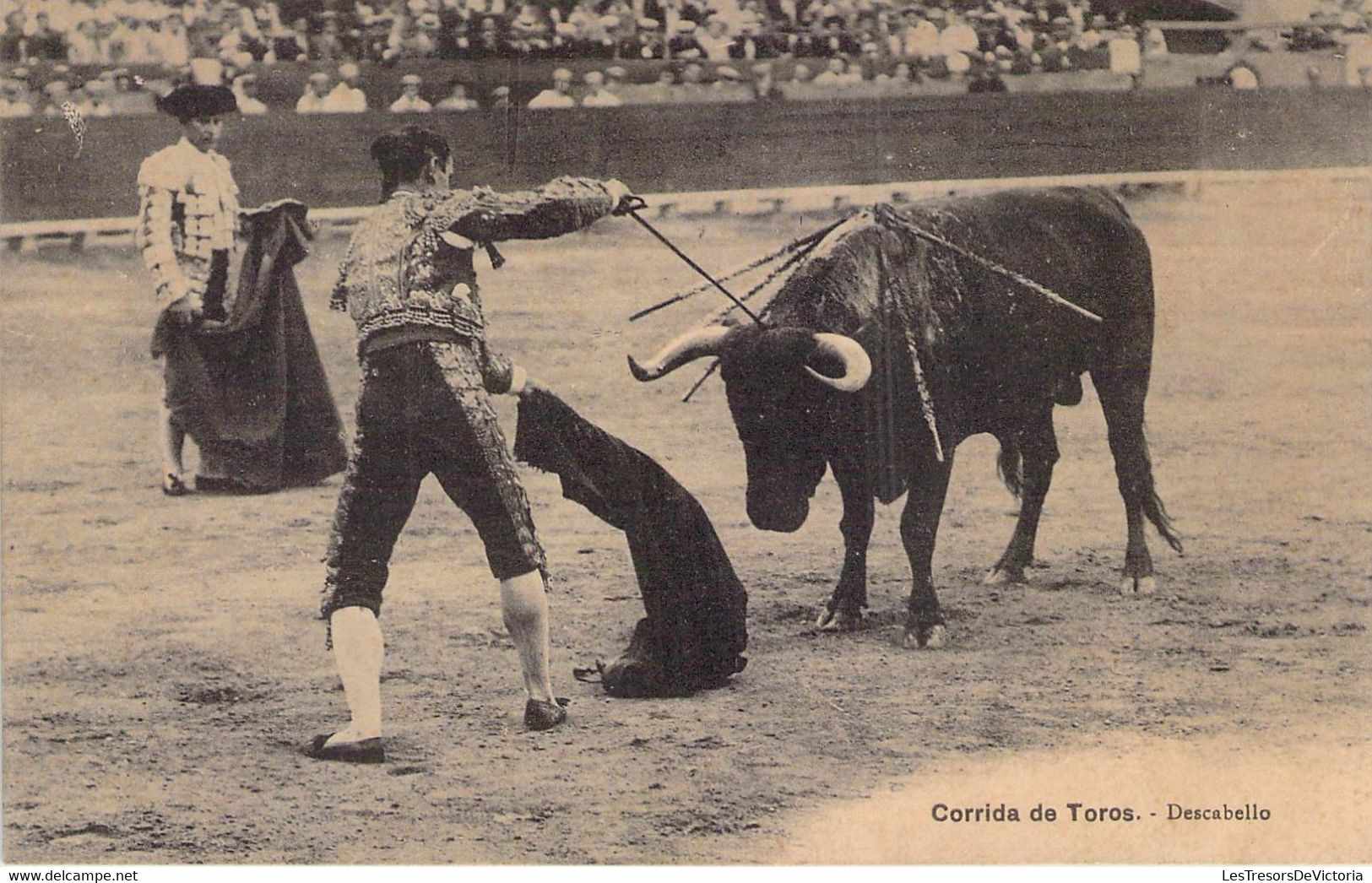 CPA - Corrida De Toros - Descabello - Toreador - Arêne - Taureau - Corridas