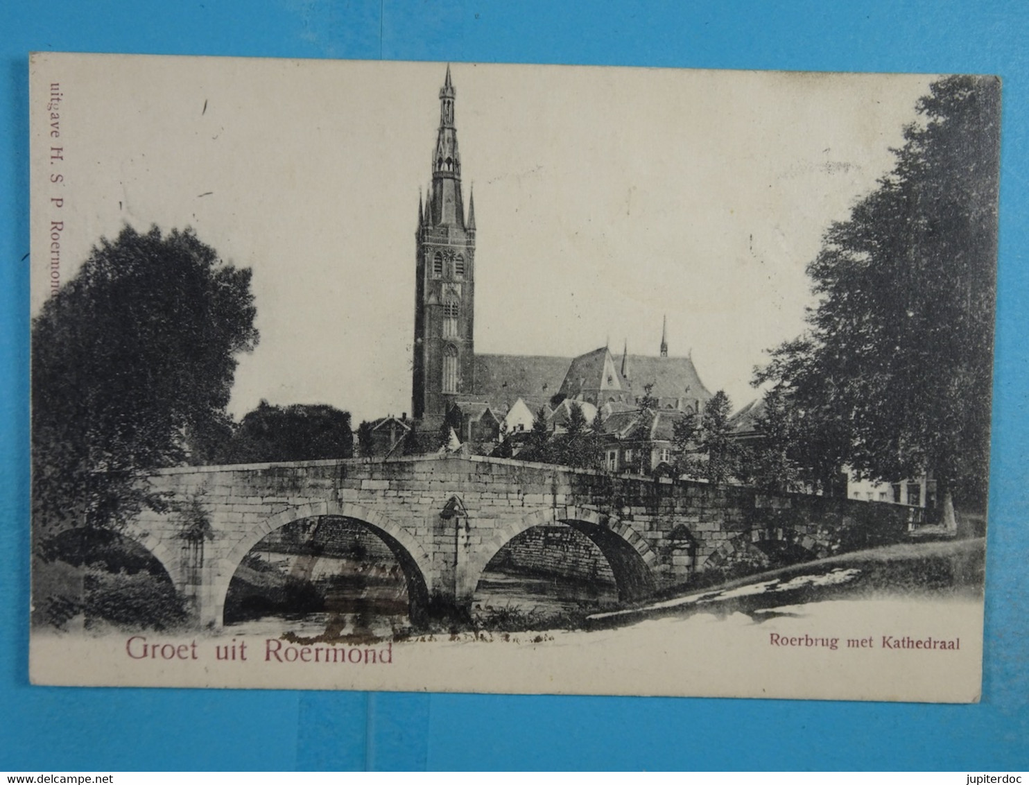 Groet Uit Roermond Roerbrug Met Kathedraal - Roermond