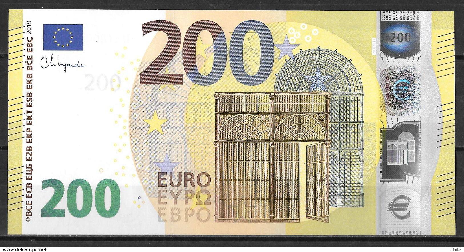 AUTRICHE - AUSTRIA - 200 € - NB - N004 H1 - UNC - Lagarde - 200 Euro