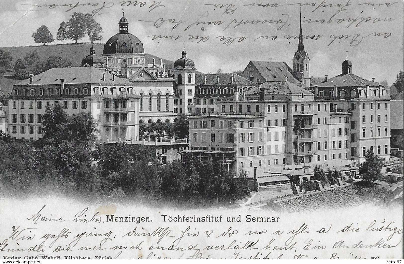 MENZINGEN → Töchterinstitut Und Seminar Anno 1904 - Menzingen