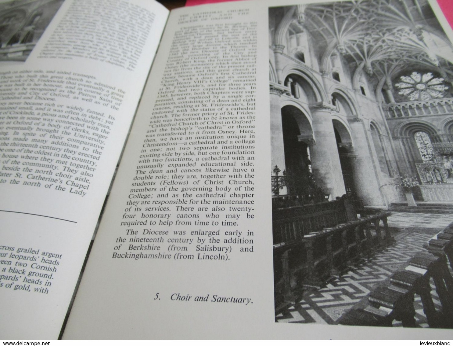 CHRIST CHURCH / OXFORD/ Guide Book/Reverend Canon A.J.WATTS / Vers 1960            PGC433 - Schone Kunsten