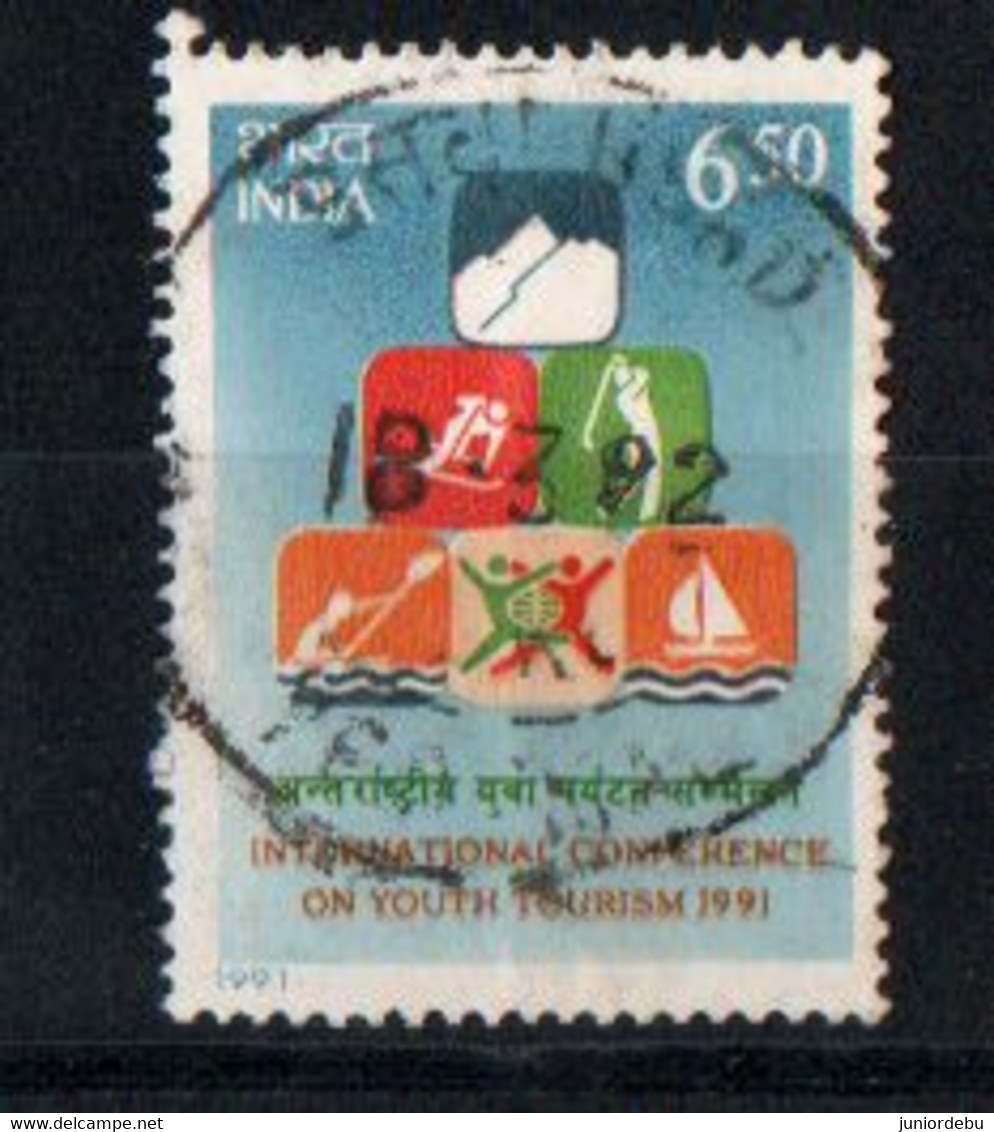 India  - 1991  - International Conference On Youth Tourism   - Used. - Used Stamps