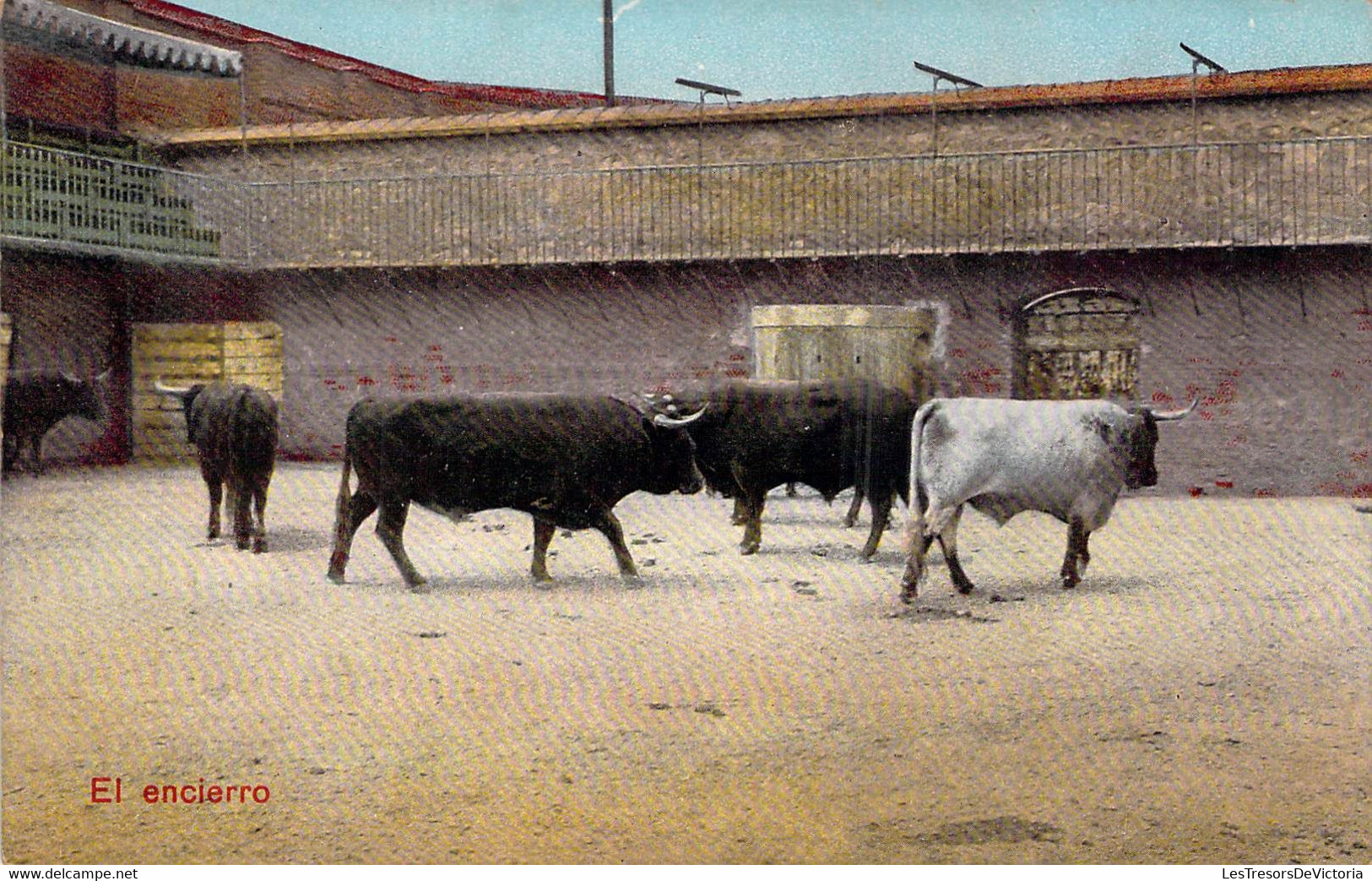 CPA - Corrida - El Encierro - Taureau - Corrida