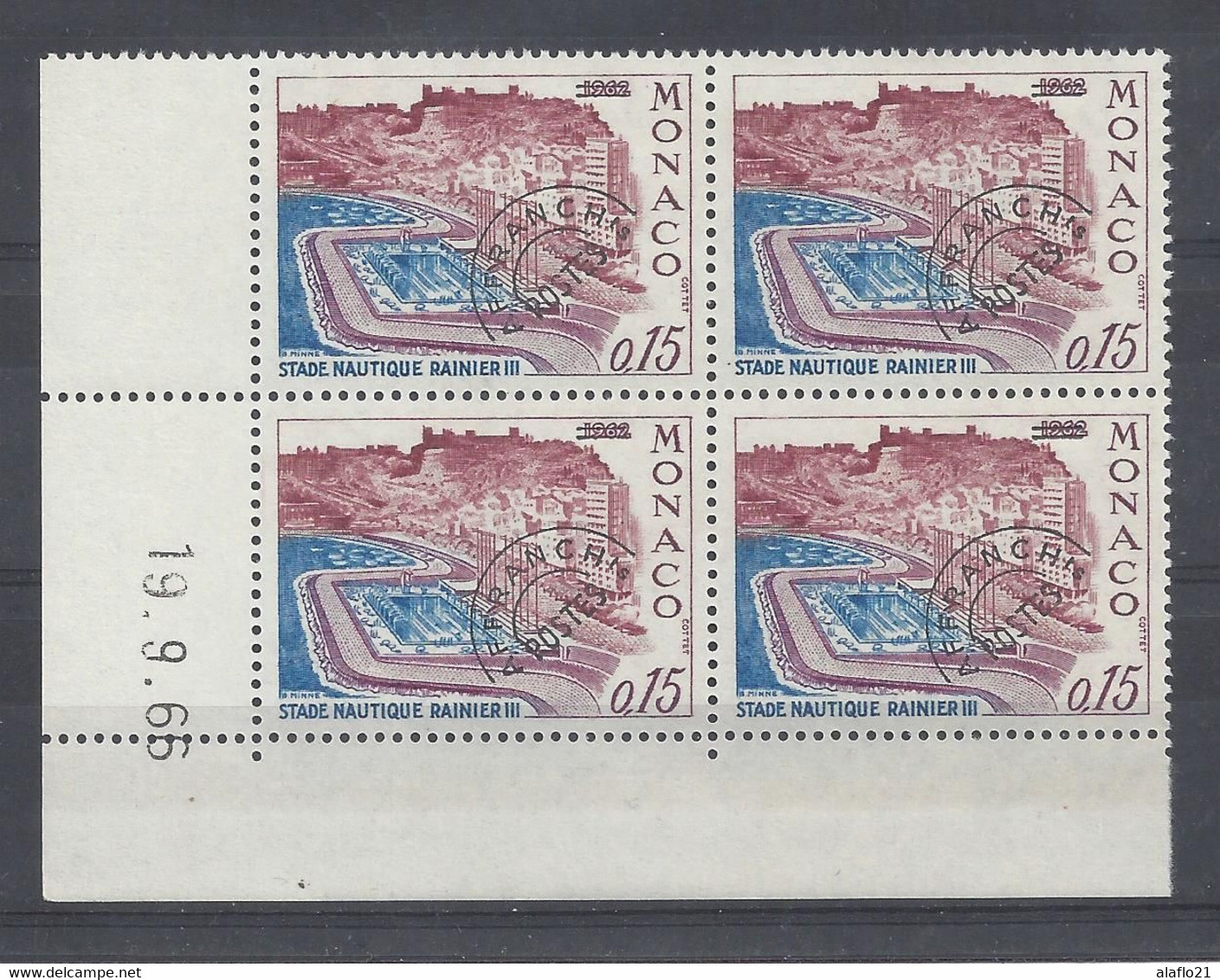 MONACO - PREO N° 24 - Bloc De 4 COIN DATE - NEUF SANS CHARNIERE - 19/9/65 - Prematasellado