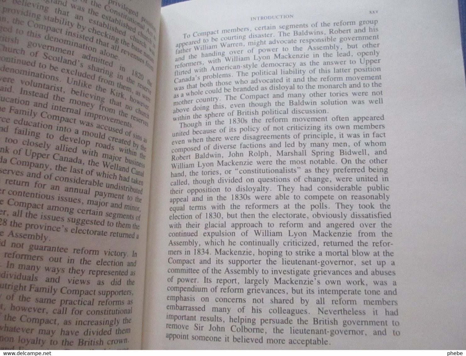 The Rebellion Of 1837 In Upper Canada  The Publication Of The Champlain Society - Canada