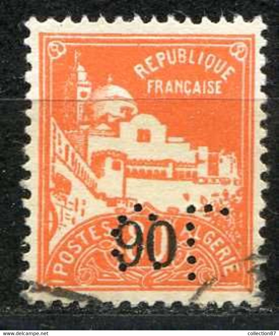 ALGERIE - N° 75 Perforé CL Ø Oblitéré Used Ø -- - Used Stamps