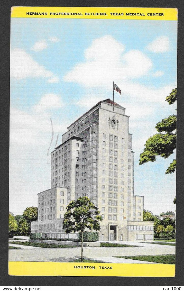 HOUSTON HERMANN PROFESSIONAL BUILDING TEXAS MEDICAL CENTER 1954 N°186 - Houston