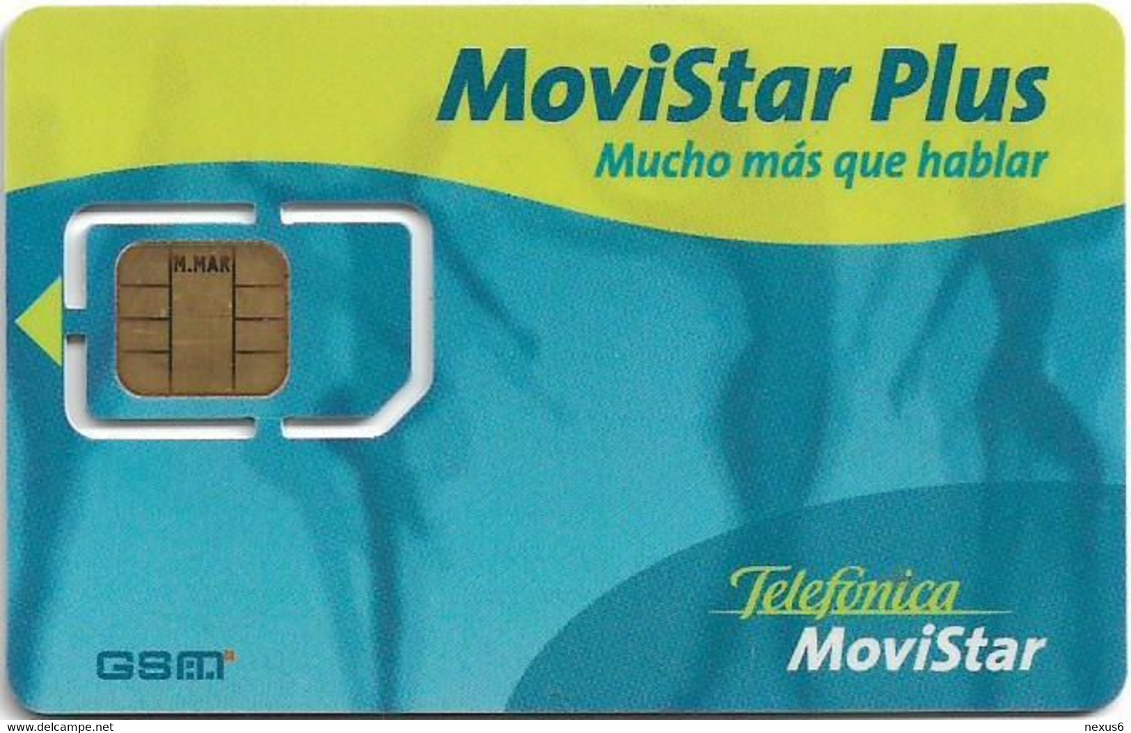 Spain - Telefonica Movistar - Movistar Plus, Mucho Mas Que Hablar #1, GSM SIM2 Mini, Mint - Telefonica