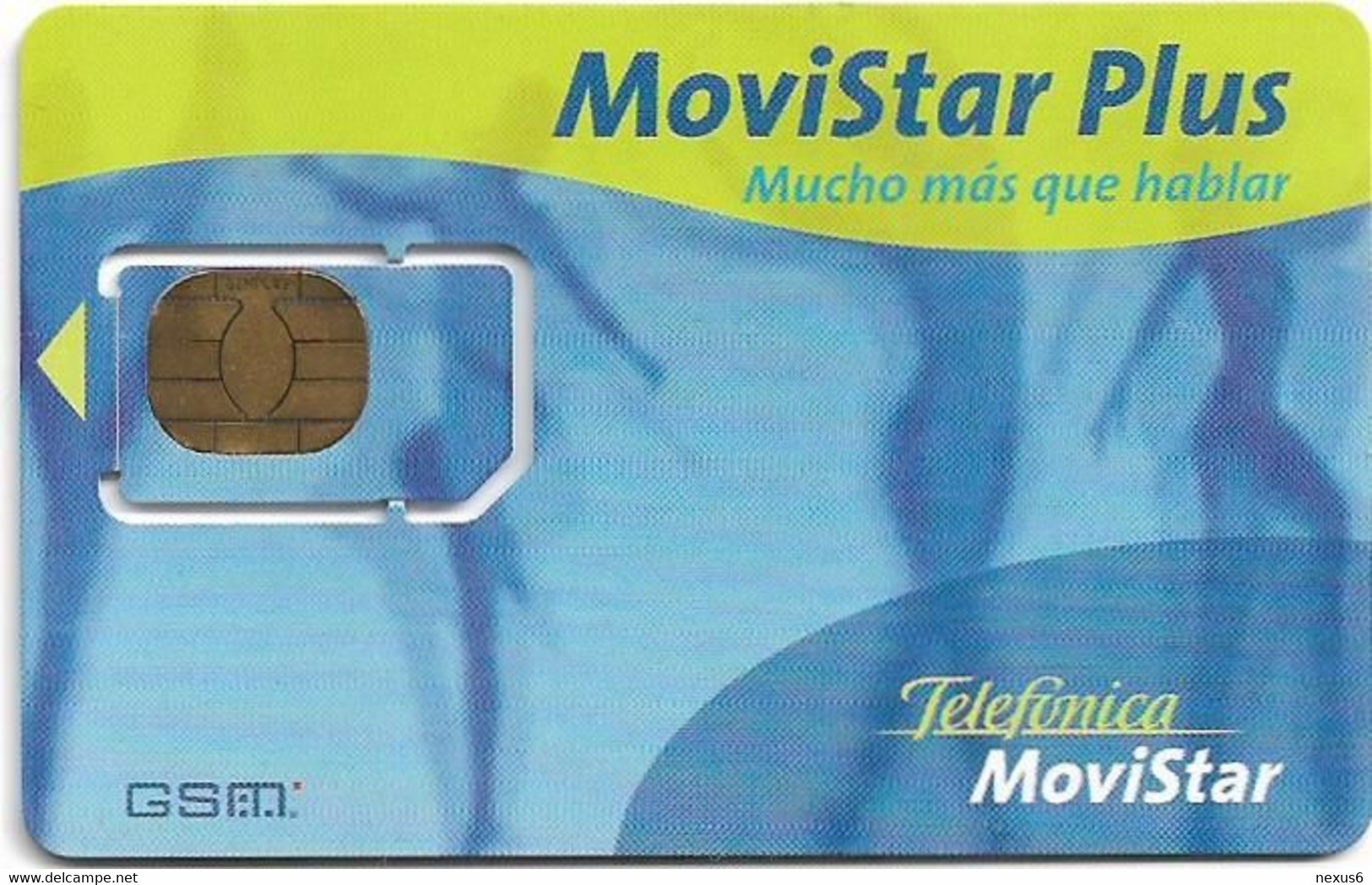 Spain - Telefonica Movistar - Movistar Plus, Mucho Mas Que Hablar #2, GSM SIM2 Mini, Mint - Telefonica