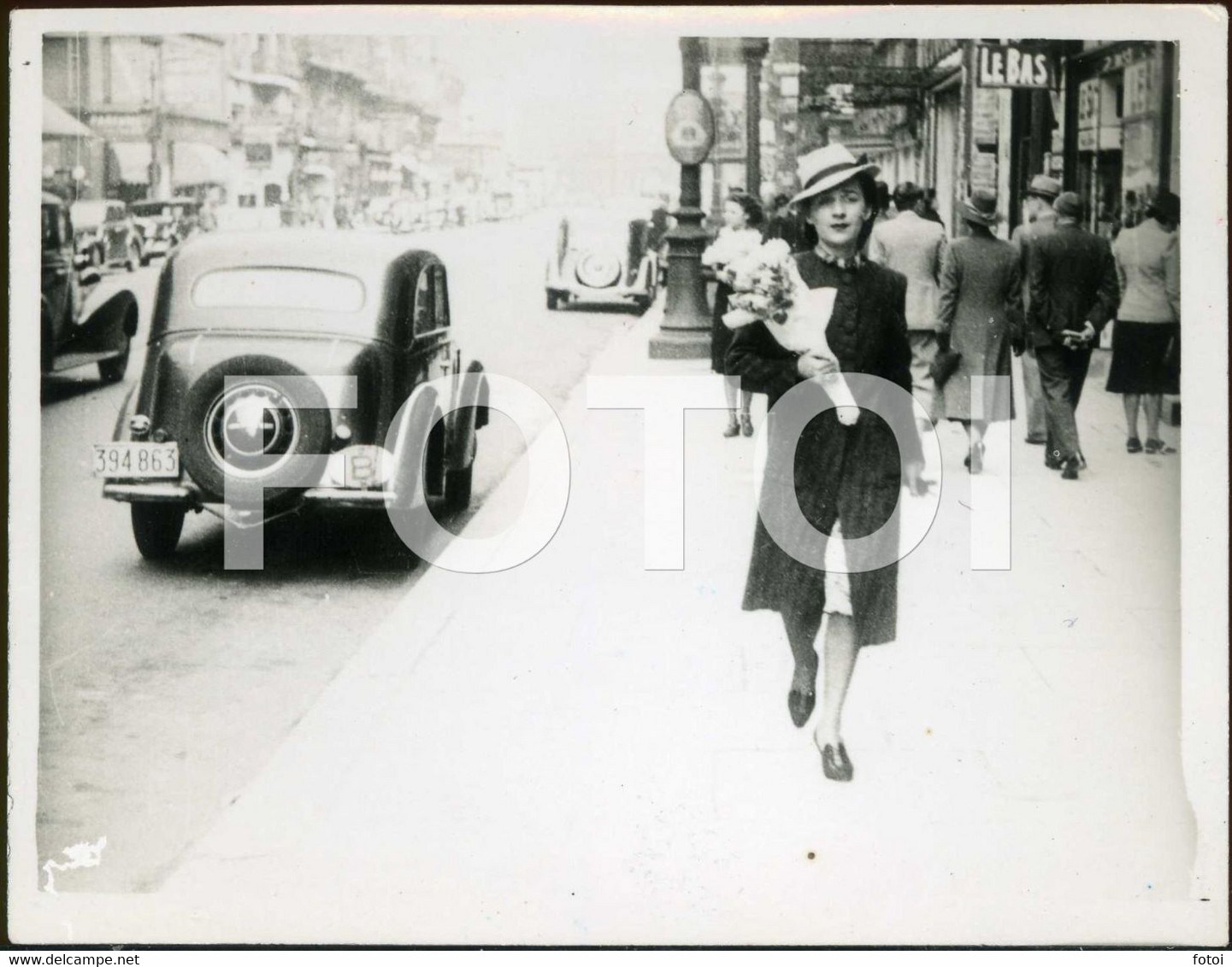 30s REAL PHOTO FOTO AVENUE BRUXELLES BELGIQUE BRUSSELS BELGIUM NS462 - Cars