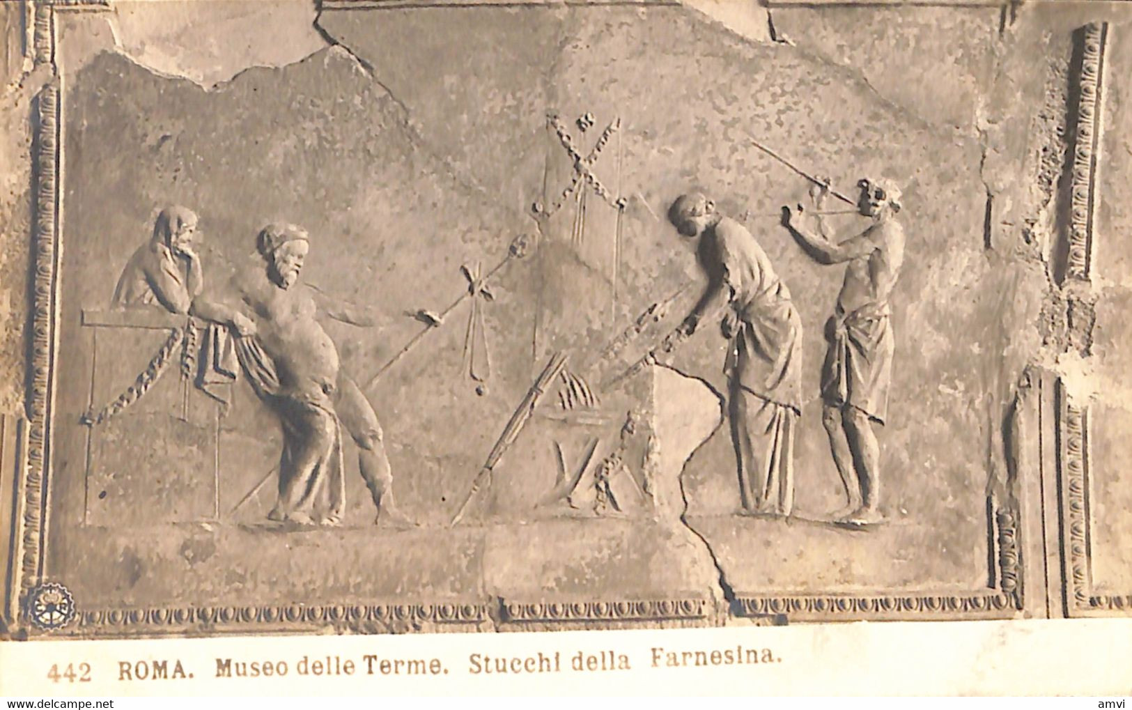 22- 7-1589 - ROMA MUSEO DELLE TERME. STUCCHI DELLA FARNESINA - Sonstige & Ohne Zuordnung