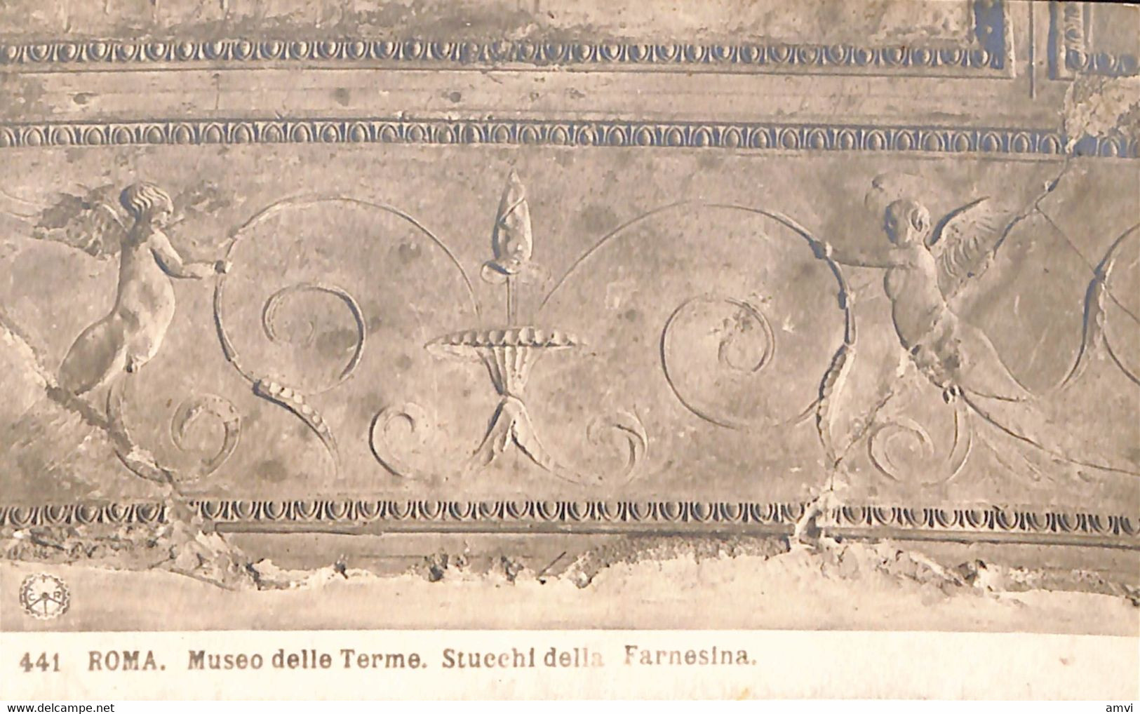 22- 7-1590 - ROMA MUSEO DELLE TERME. STUCCHI DELLA FARNESINA - Otros & Sin Clasificación
