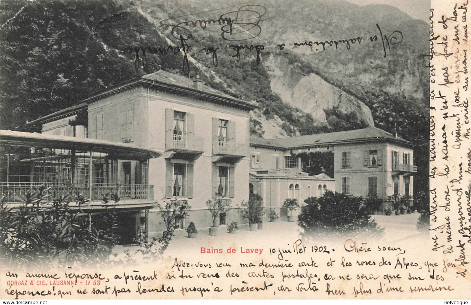 Lavey Les Bains District D'Aigle - Bains De Lavey 1902 - Lavey