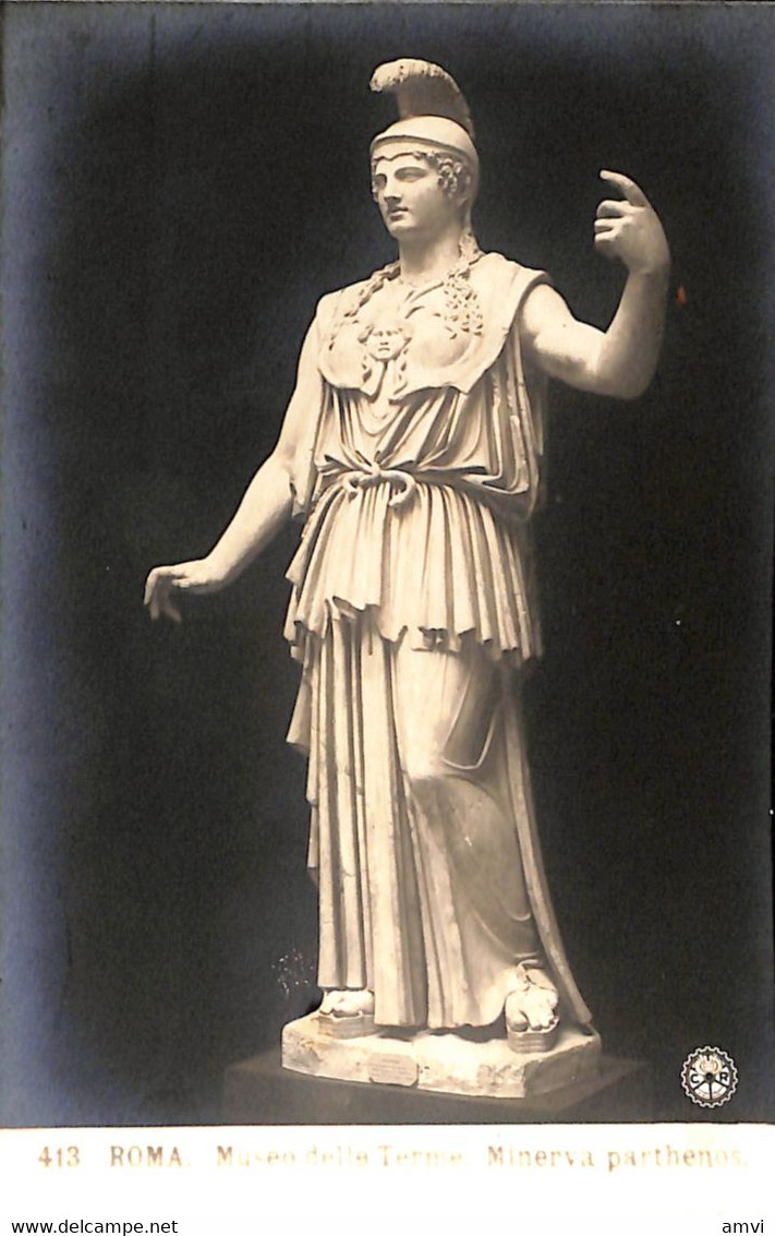 22- 7-1594 - ROMA MUSEO Minerva Parthenos - Andere & Zonder Classificatie