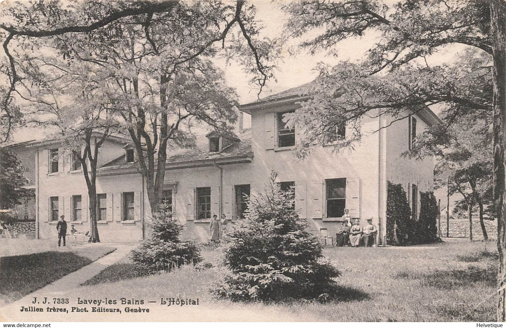 Lavey Les Bains District D'Aigle - Bains De Lavey  L'Hôpital Animée 1909 - Lavey