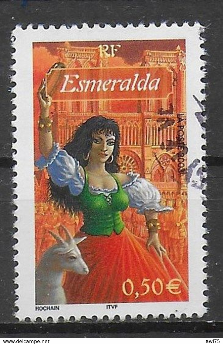 "Personnages Littérature Française - Esmeralda" 2003 - 3589 Timbre Du Bloc BF60 - Used Stamps