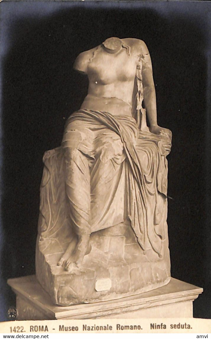 22- 7-1596 - ROMA MUSEO Nazionale Romana Ninfa Seduta - Sonstige & Ohne Zuordnung
