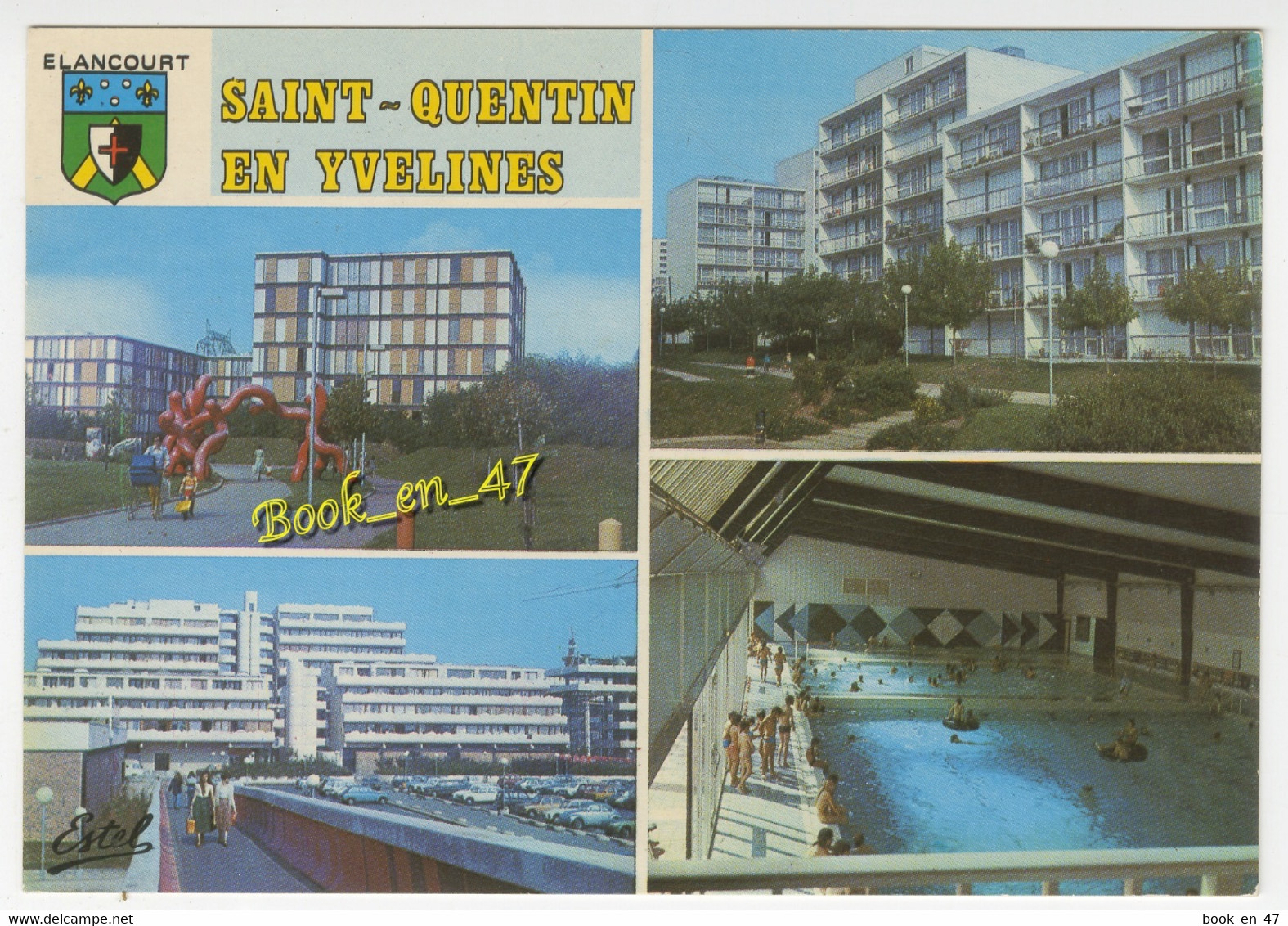 {86115} 78 Yvelines Saint Quentin En Yvelines Multivues ; La Mare Joyette , Les Petits Prés , Les Sept Mares , Piscine - St. Quentin En Yvelines