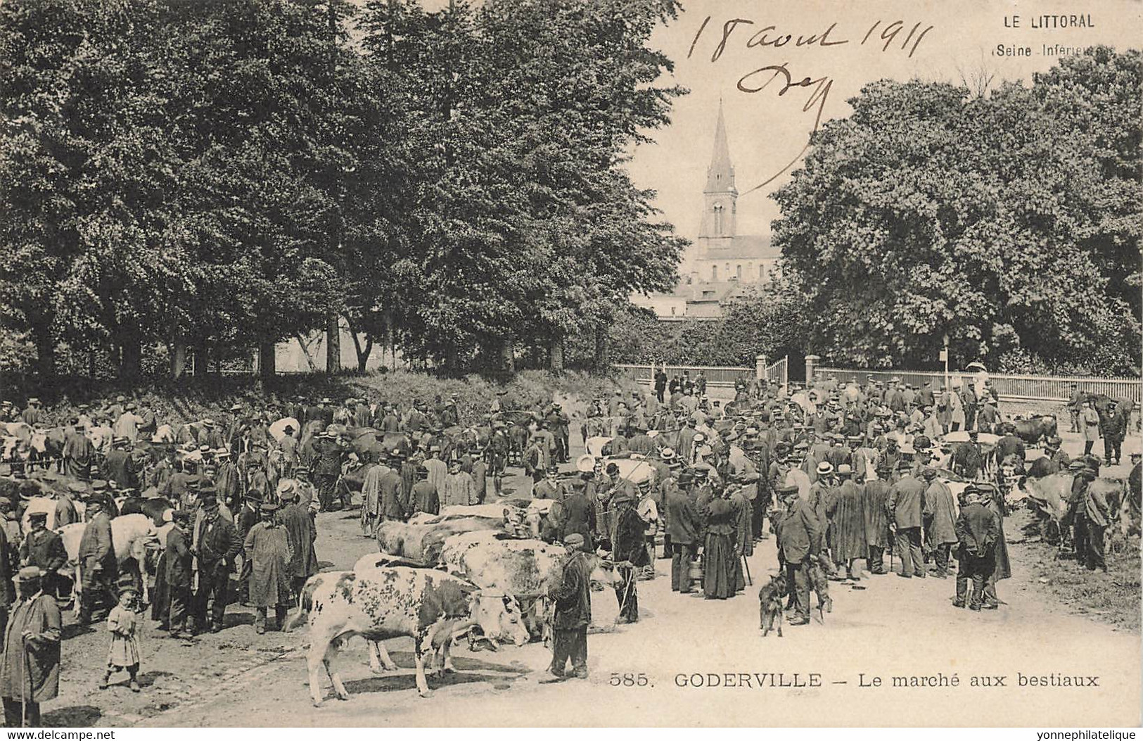 76 - SEINE MARITIME - GODERVILLE - Le Marché Aux Bestiaux - Le Littoral - 10455 - Goderville