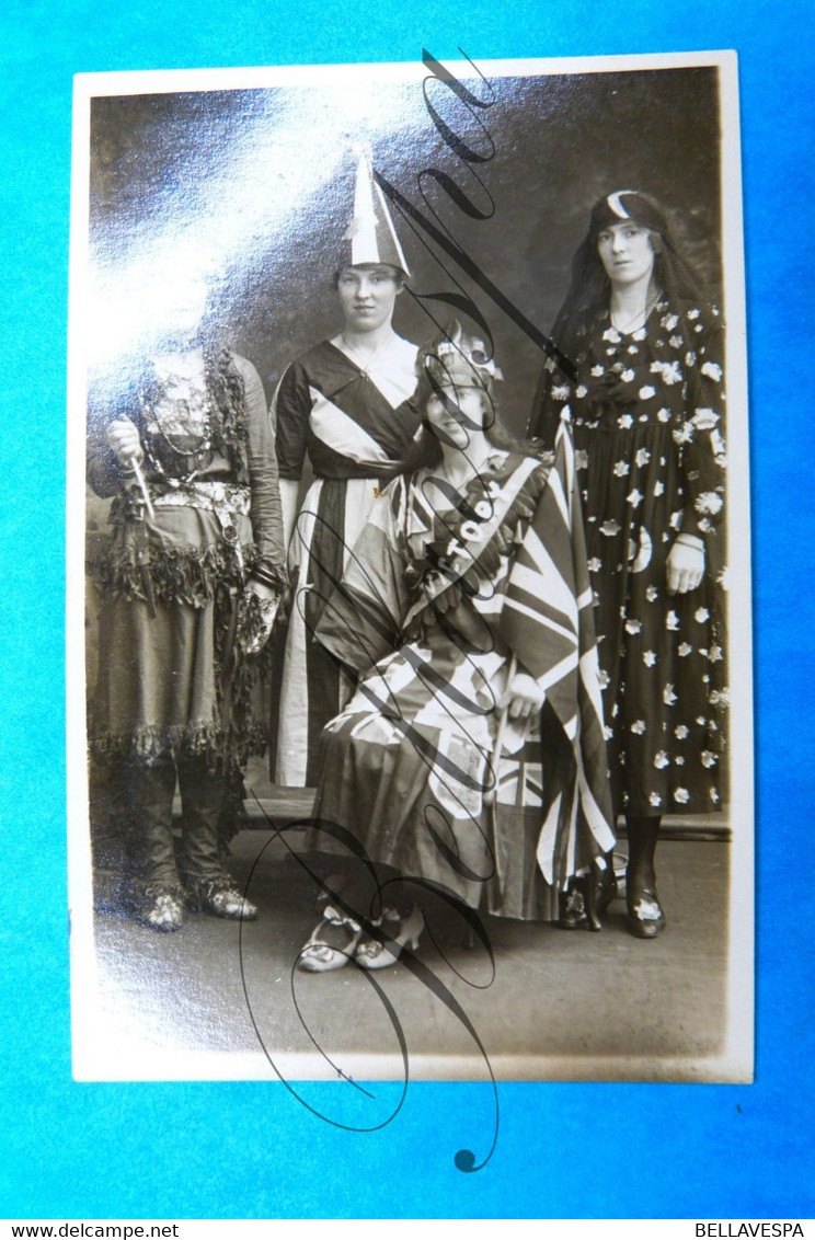 Victory 4 Woman.Drapeau Britannique.Photo Christchurch-Geo.Moss.( Link Possible To Fam Demarteau Regio Liège) RPPC - Patriotiques