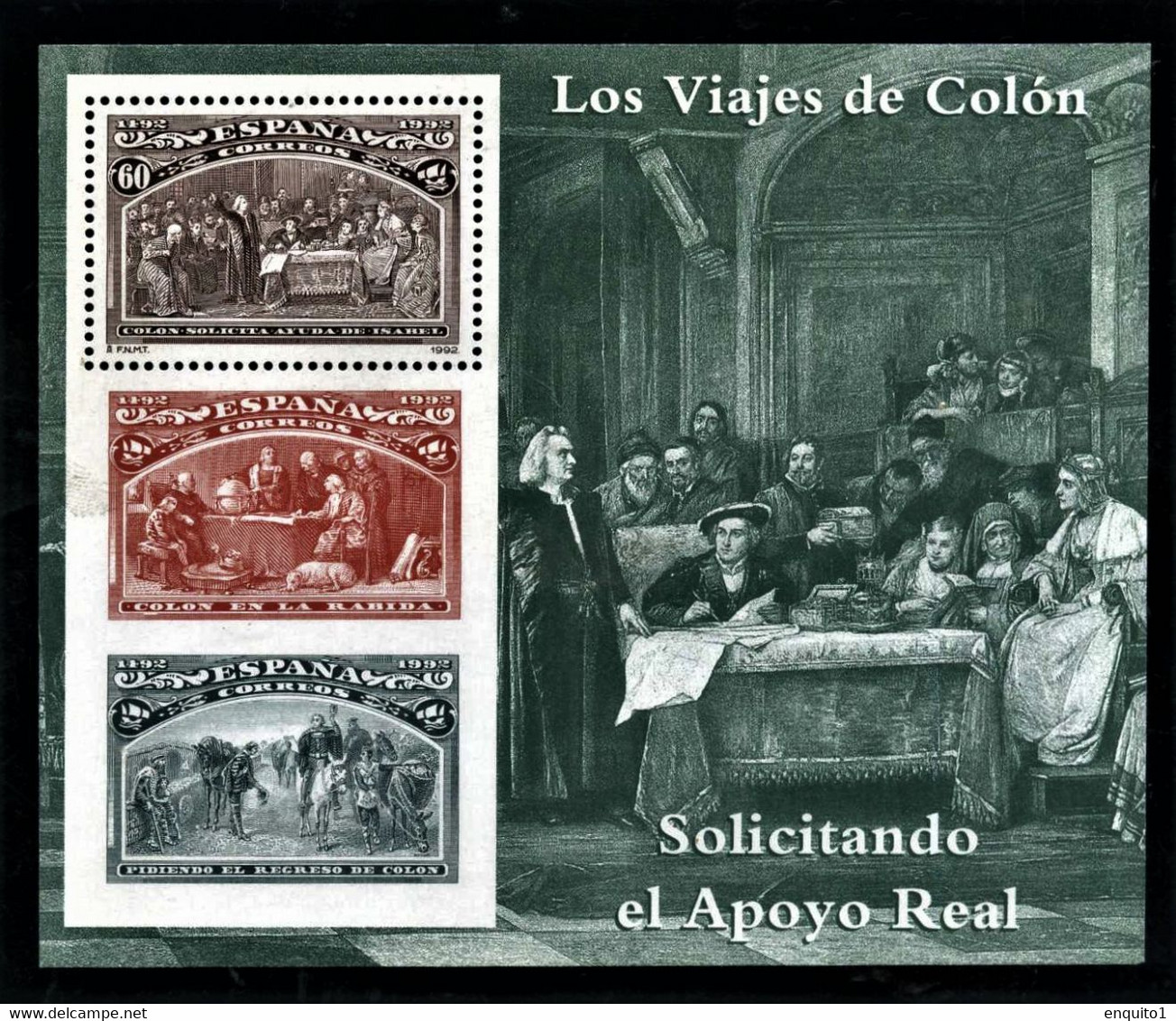 ESPAGNE: Blocs-feuillets  1986 Thème: " Cristoph Colomb Et La Découverte De L'Amérique"  Edifil N°SH3204/08 - Blocs & Hojas