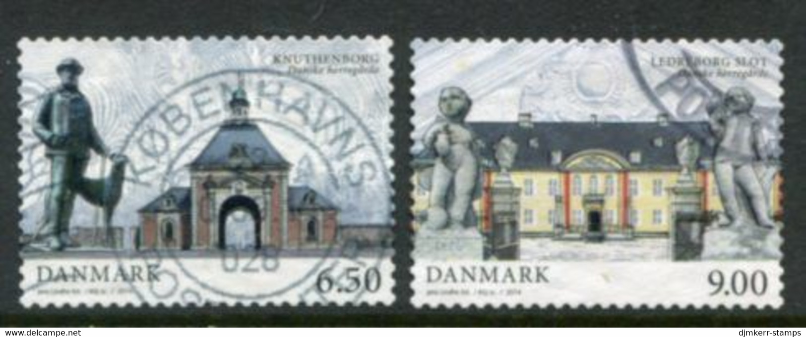 DENMARK 2014 Manor Houses III Used.  Michel 1786-87 - Used Stamps