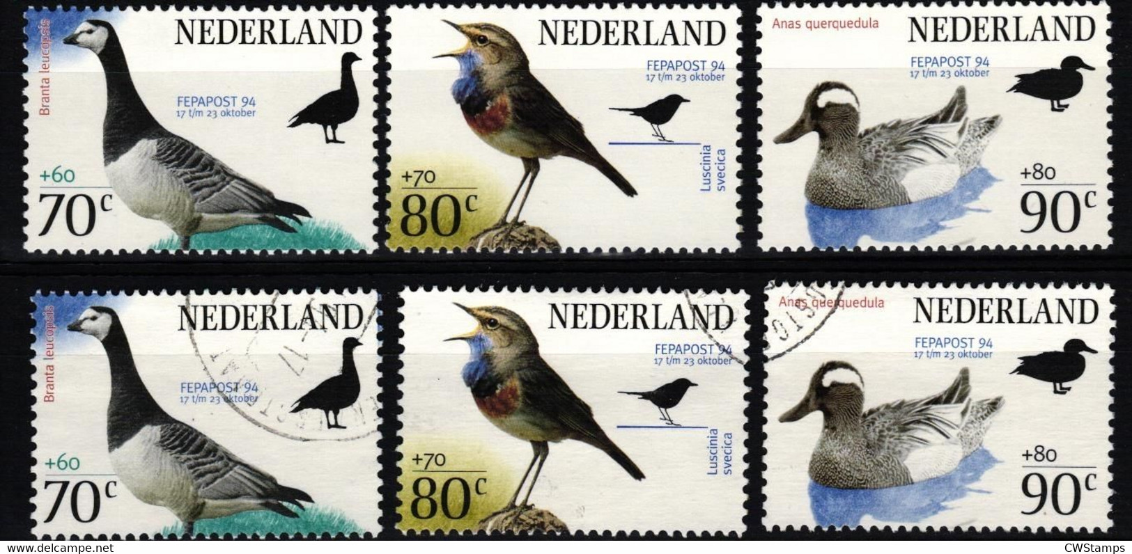 Nederland NVPH 1598/1600 Pf  Mnh  Neuf Et Oblitere Used Gebruikt - Andere & Zonder Classificatie