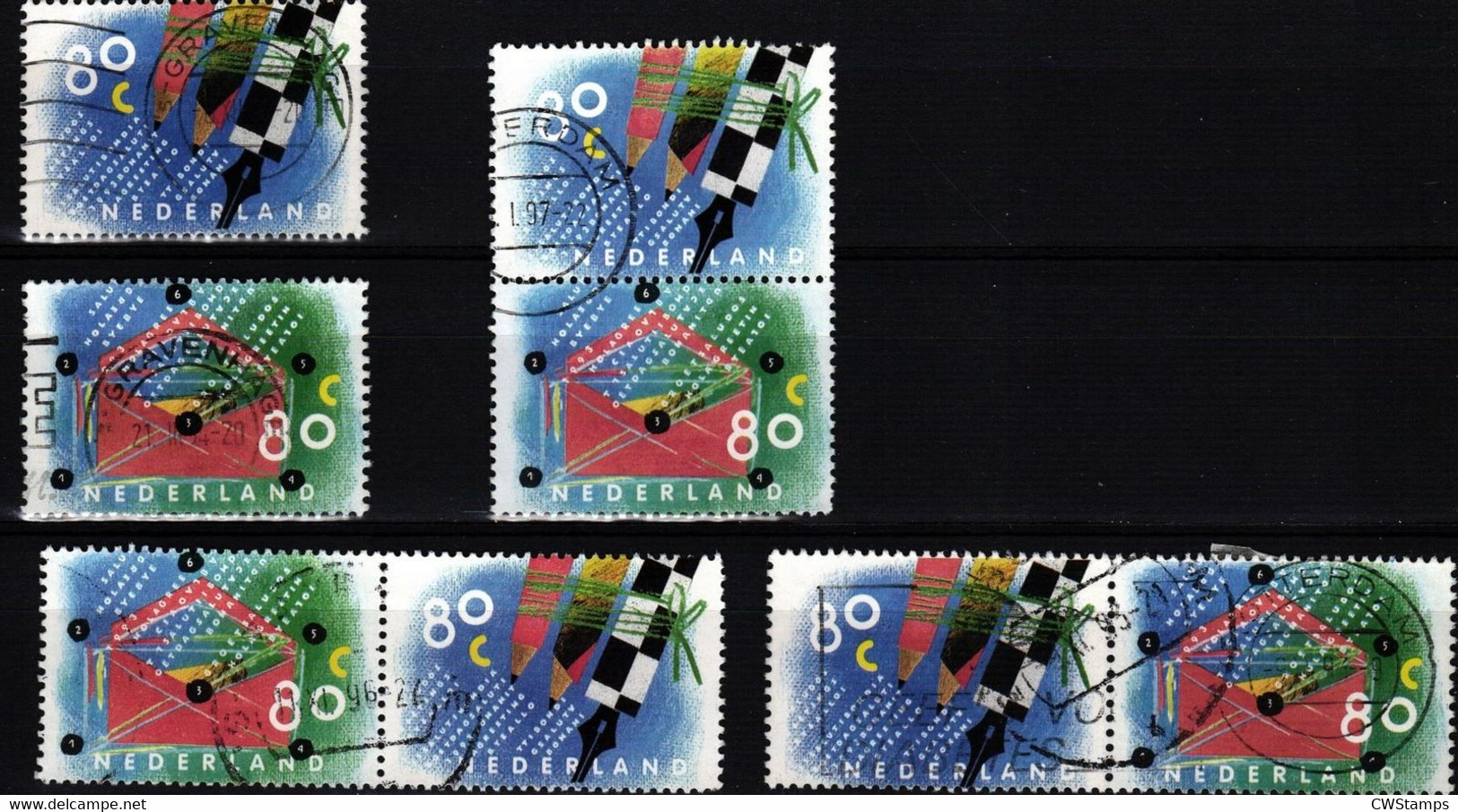 Nederland NVPH 1993  1571/72  Used Oblitere - Sonstige & Ohne Zuordnung