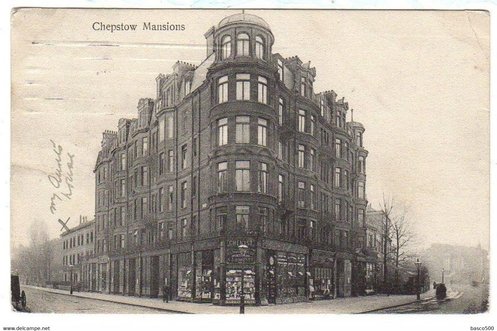 1907 LONDON - CHEPSTOW MANSIONS Notting Hill - Viscount Court - Pembridge Villas - Middlesex