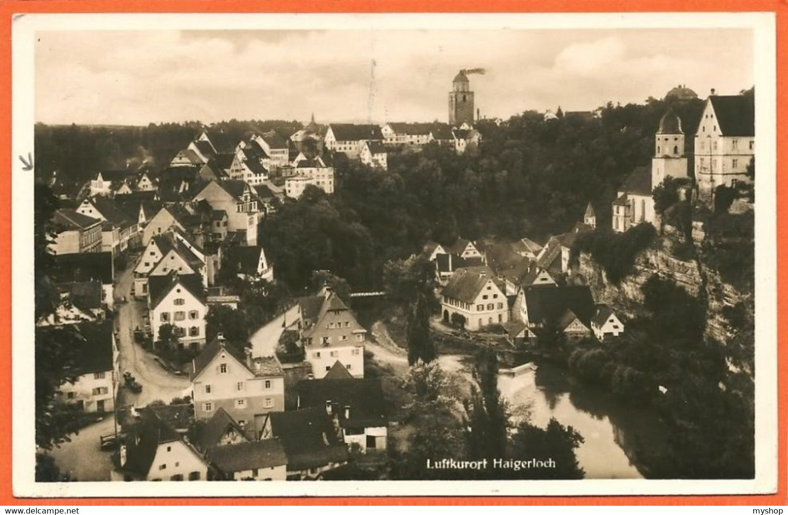 D011_LUFTKURORT HAIGERLOCH * GELAUFEN 1940 *  ECHTE PHOTOGRAPHIE * - Haigerloch