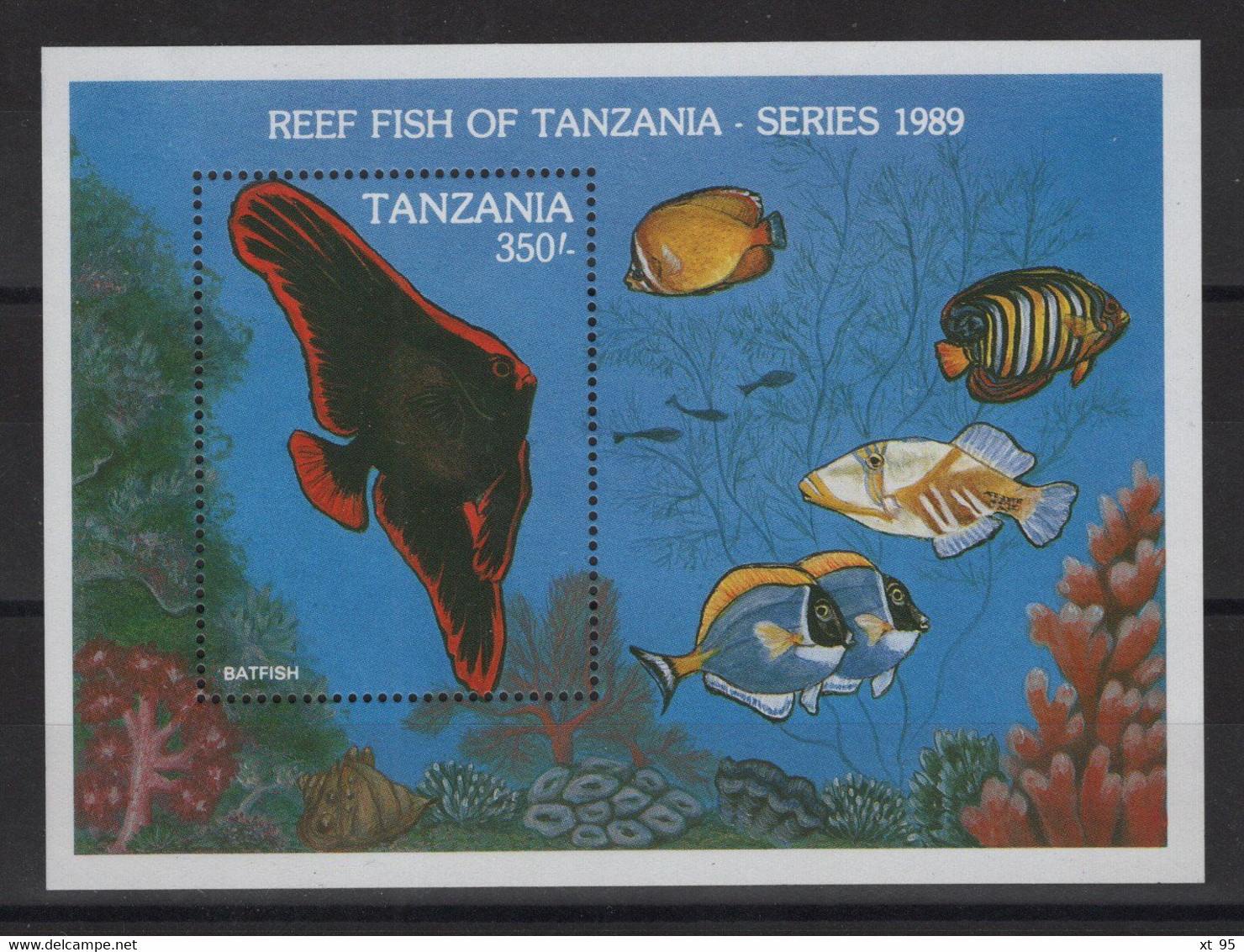 Tanzanie - BF N°87 - Faune - Poisson - Cote 6.50€ - ** Neufs Sans Charniere - Tanzanie (1964-...)