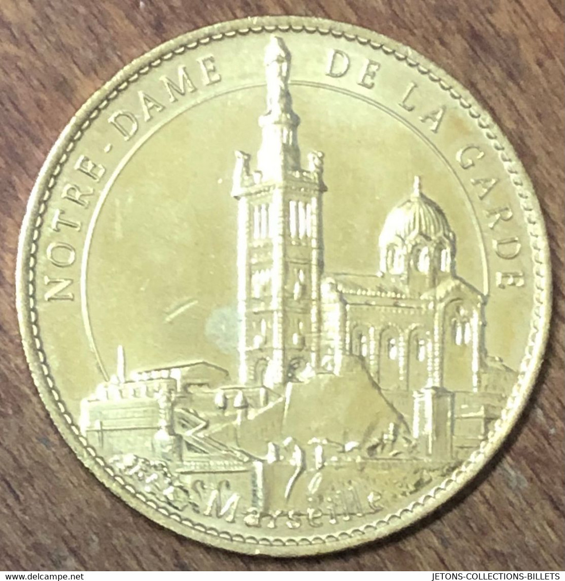 13 MARSEILLE NOTRE-DAME DE LA GARDE ABBÉ FOUQUE AB 2015 MÉDAILLE ARTHUS BERTRAND JETON TOURISTIQUE MEDALS TOKENS COINS - 2015