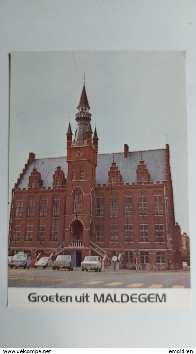 Maldegem. Het Nieuw Stadhuis. - Maldegem